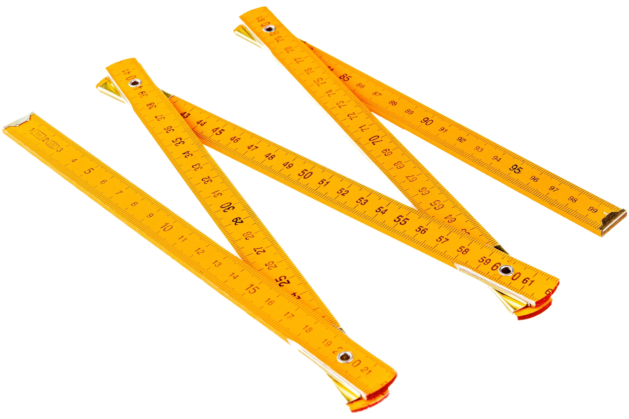 Складной деревянный метр 1 м, желтый Top Tools 26C011