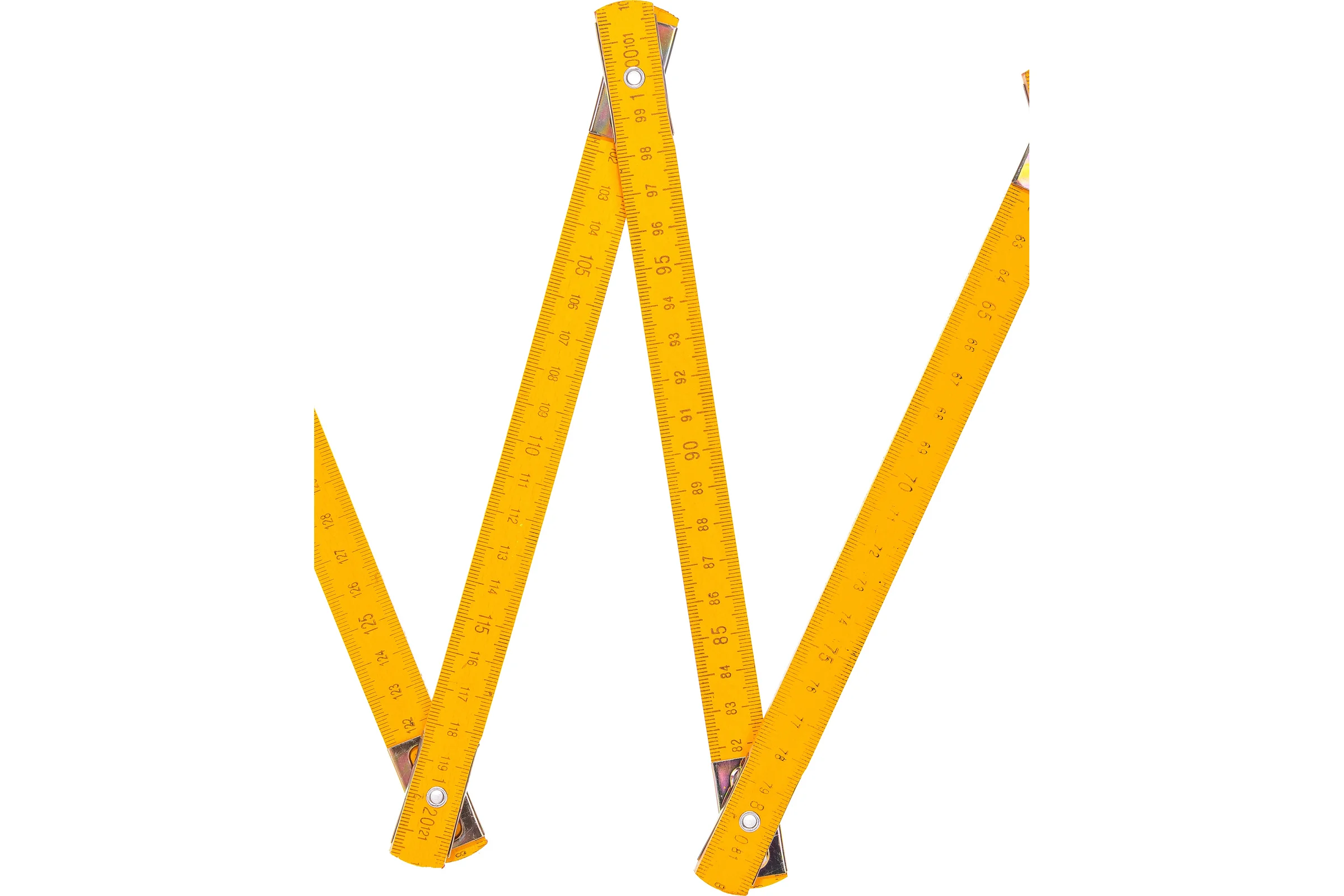 Складной деревянный метр 2 м, желтый Top Tools 26C012