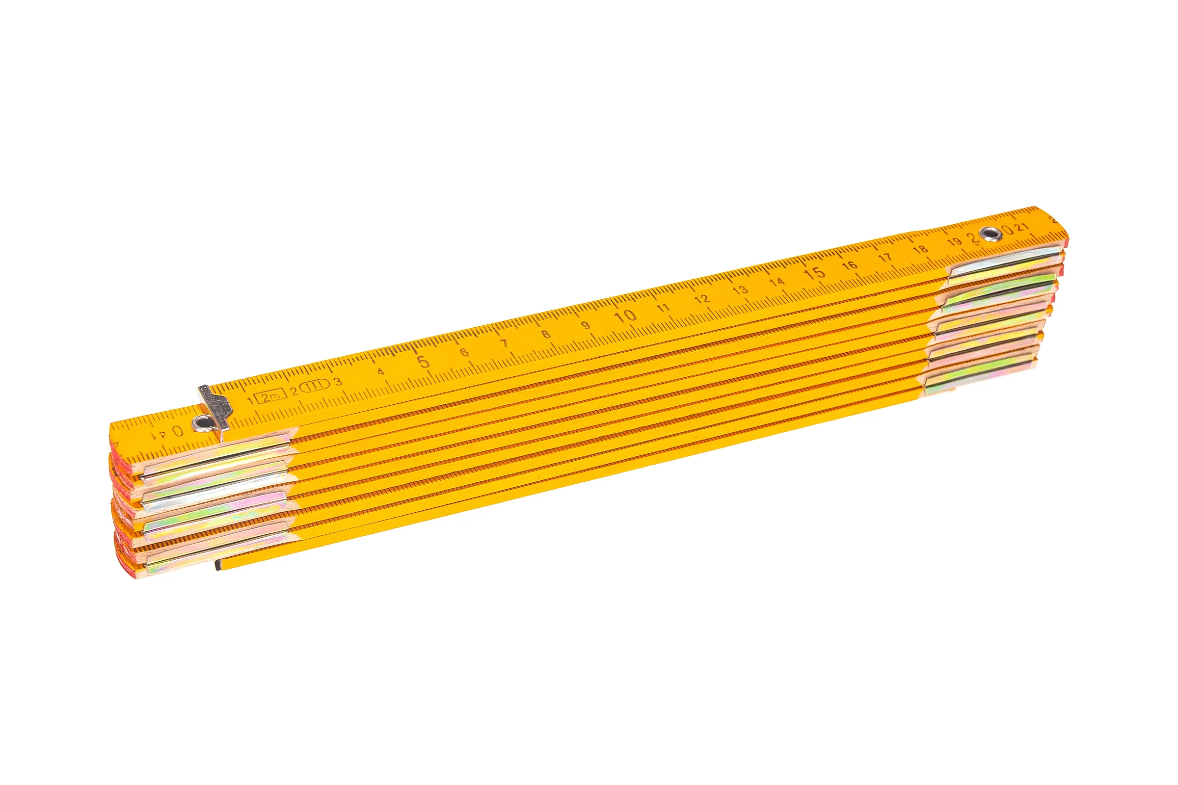 Складной деревянный метр 2 м, желтый Top Tools 26C012