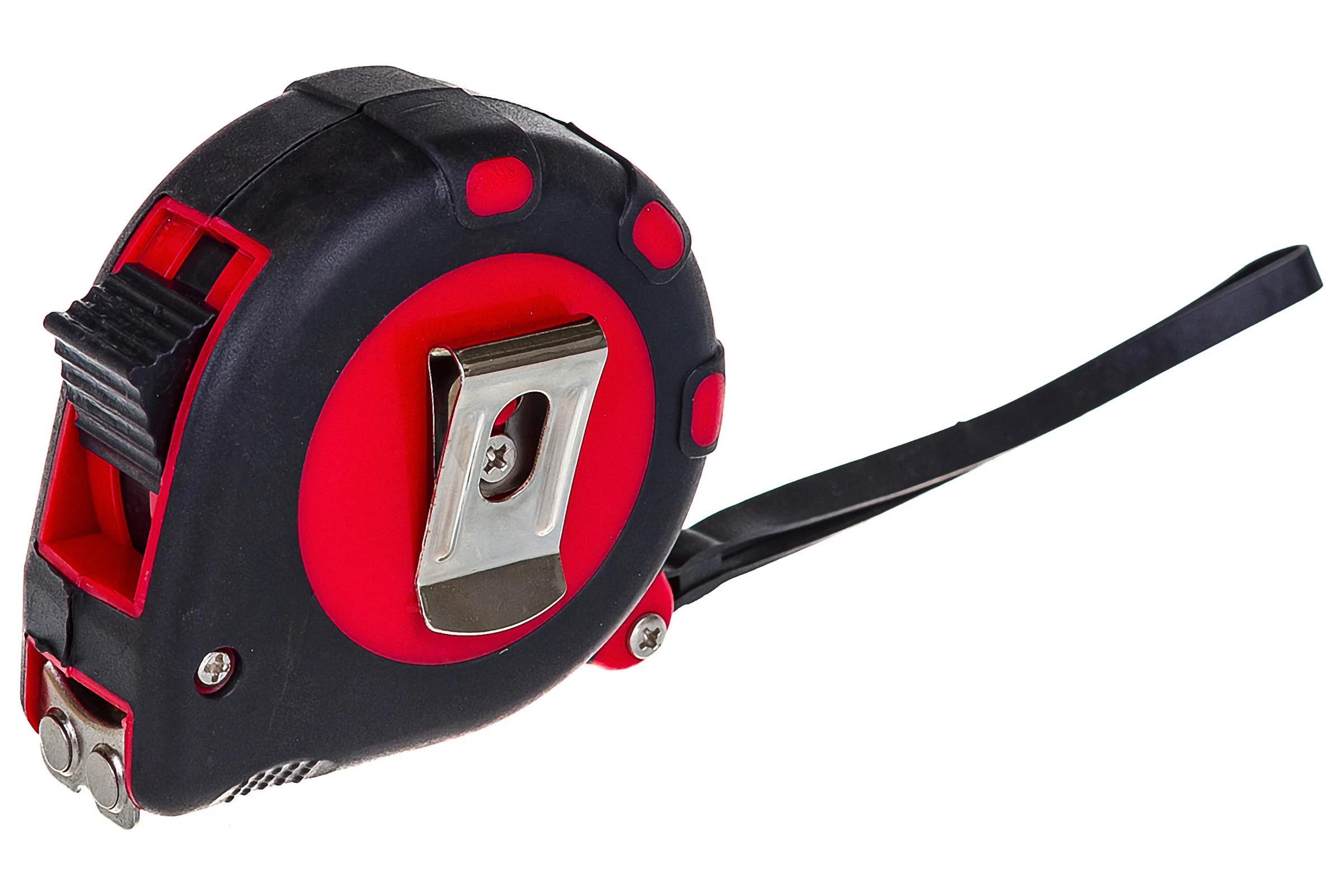 Рулетка Top Tools стальная лента с магнитом кнопкой паузы 5 м x 19 мм 27C124