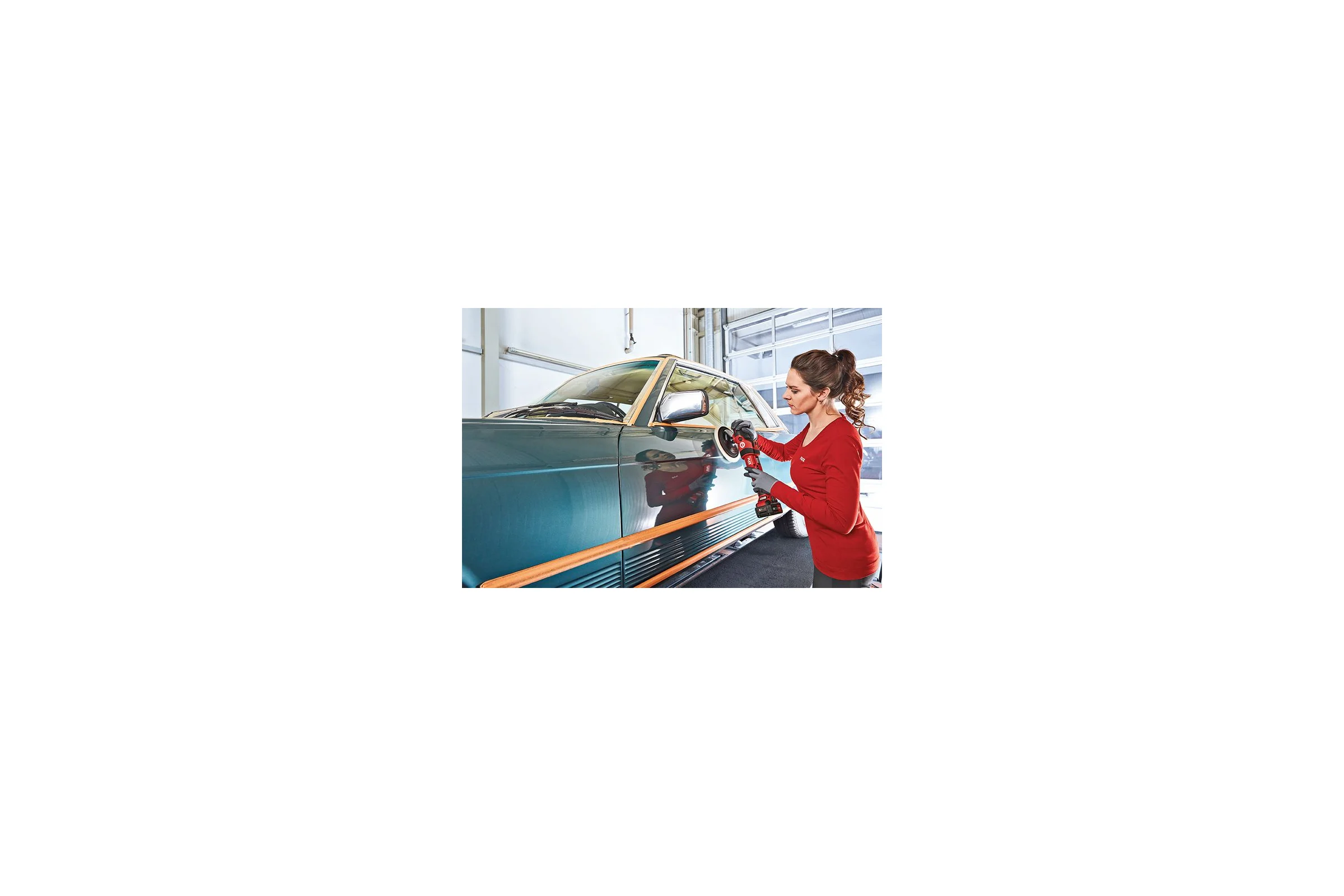 Аккумуляторная ротационная полировальная машинка FLEX PE 150 18.0-EC 459062