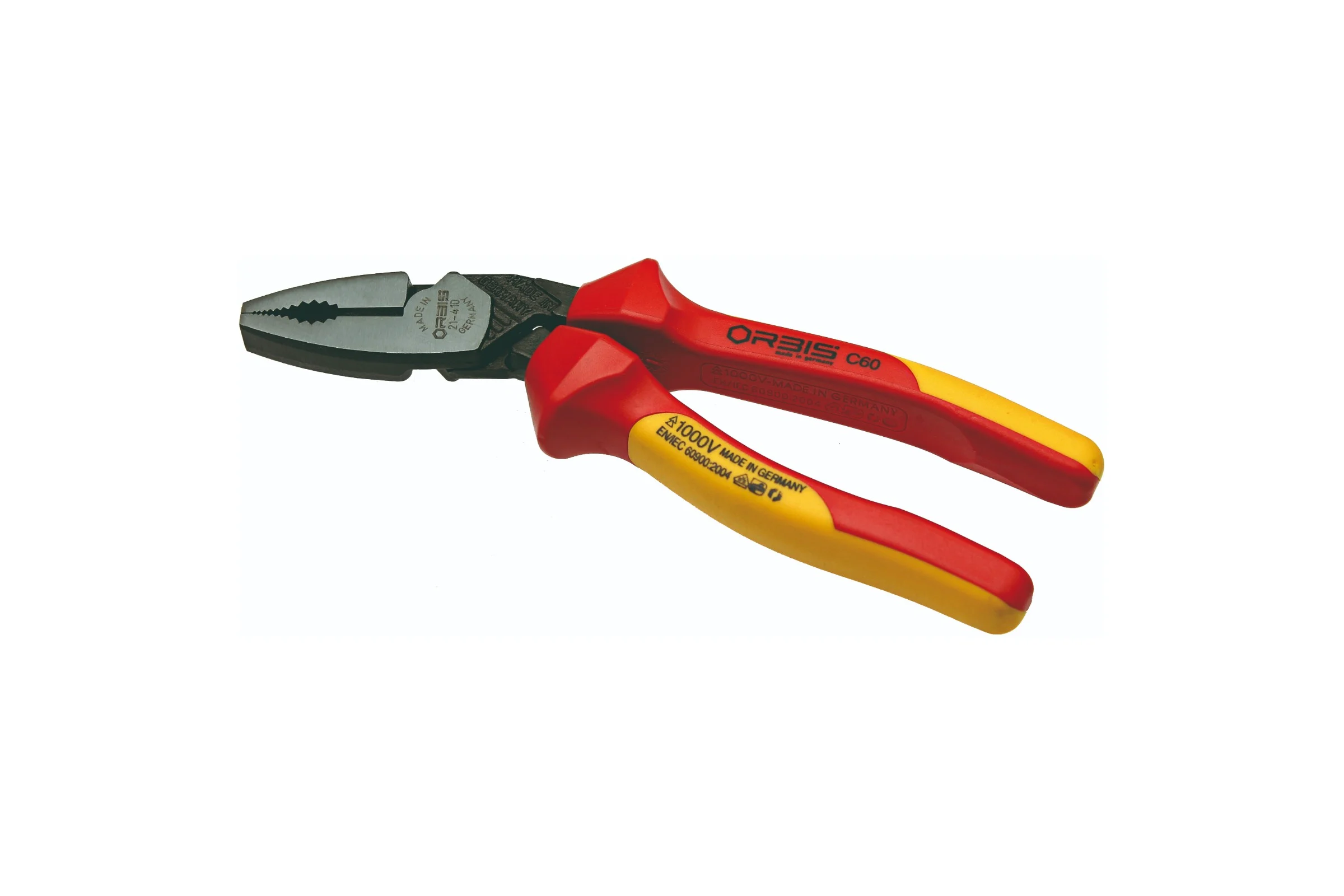 Пассатижи L=190мм 1000V OrbisWill EvoPlus C60 pro VDE 21-410/40RV