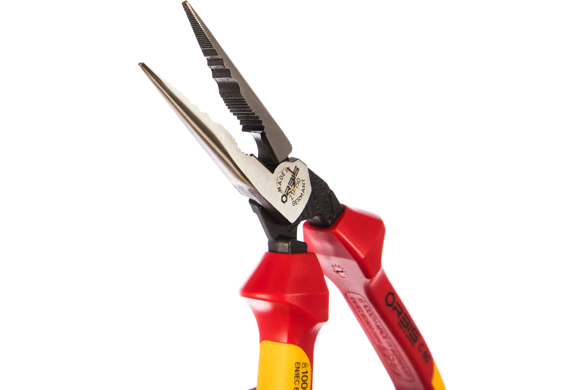 Плоскокруглогубцы L=220мм 1000V OrbisWill EvoTel C60 pro VDE 21-150/40RV