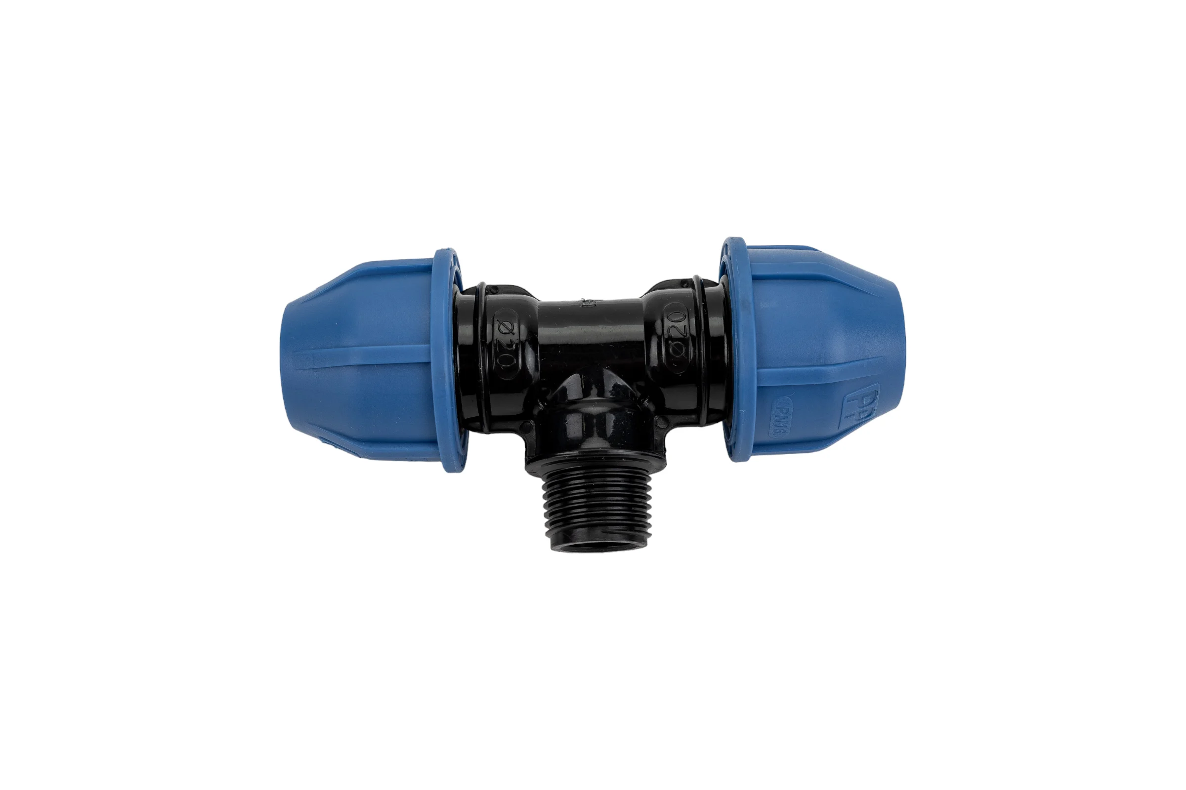 ПНД Тройник Rvc наружная резьба 20x1/2'' UNIO/ 12594