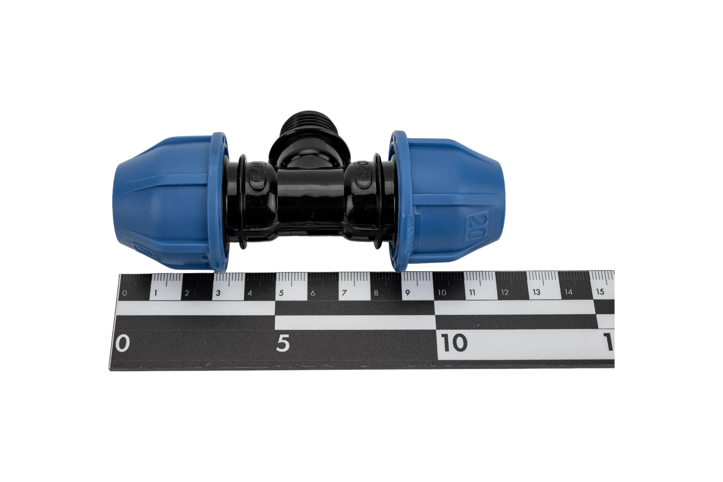 ПНД Тройник Rvc наружная резьба 20x1/2'' UNIO/ 12594