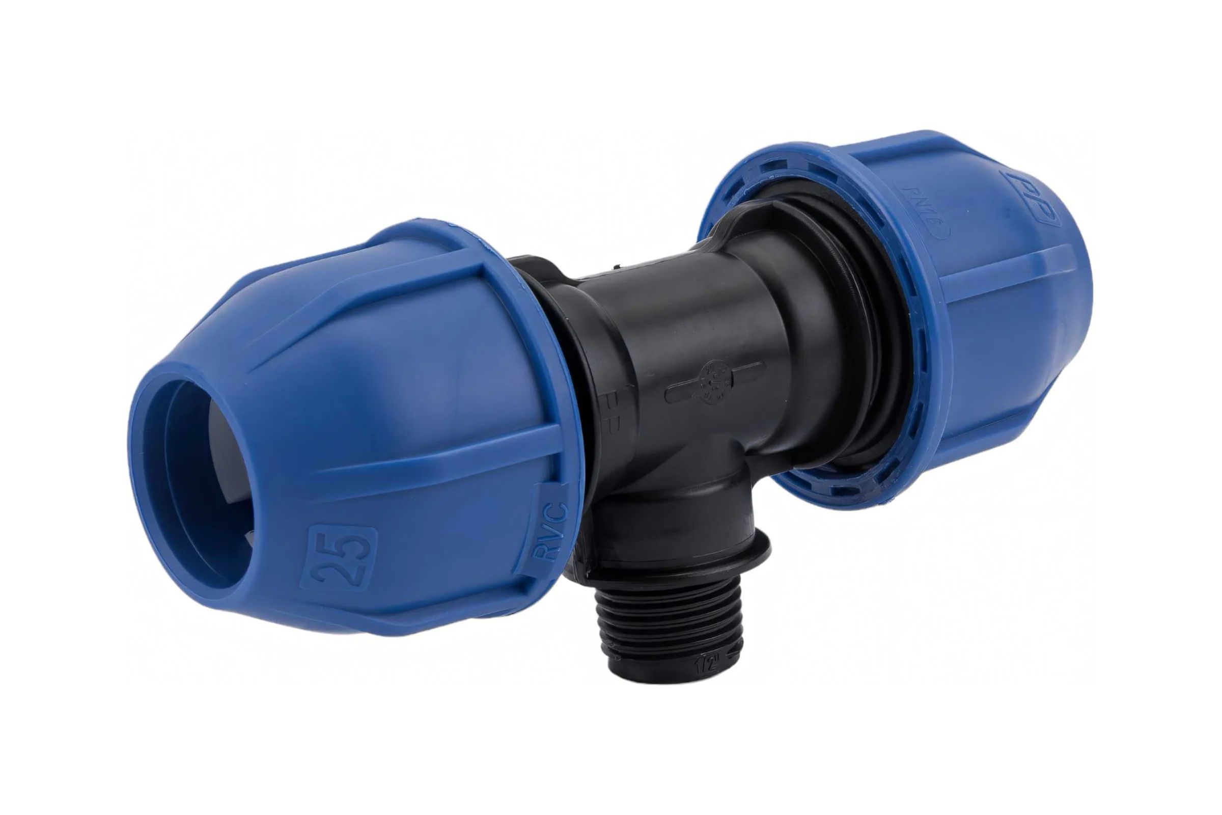 ПНД Тройник Rvc наружная резьба 25x1/2'' UNIO/ 12596