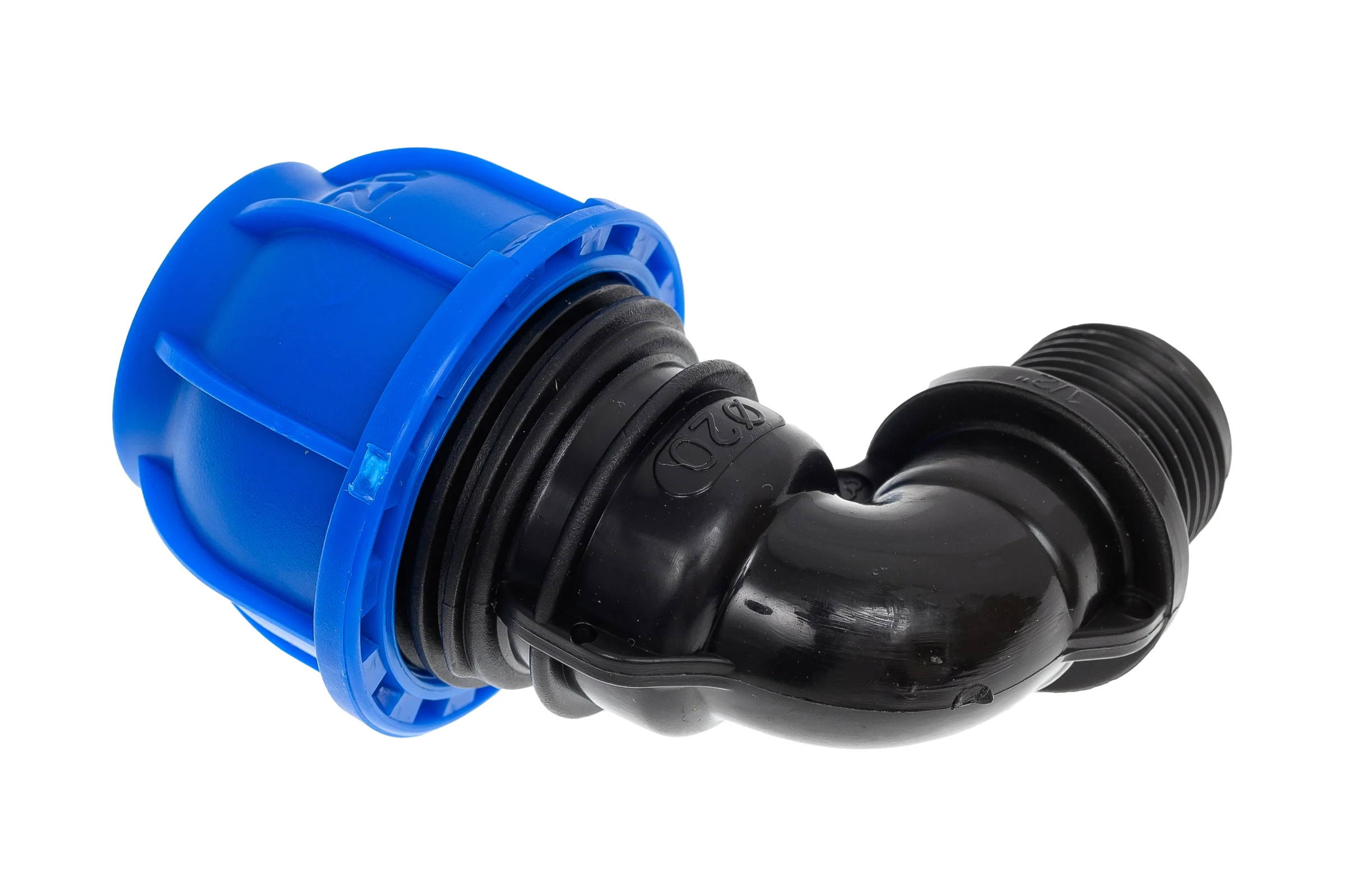 ПНД Отвод Rvc наружная резьба 20x1/2 UNIO/ 12571