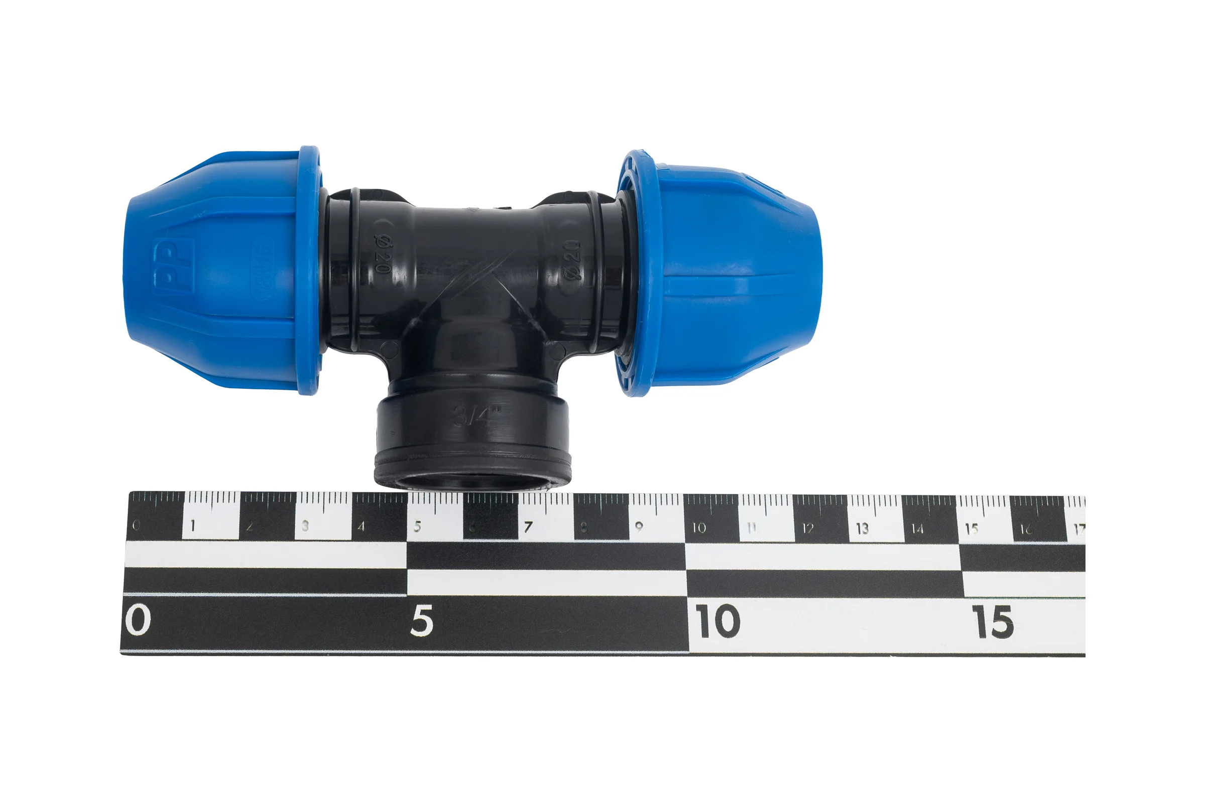 ПНД Тройник Rvc внутренняя резьба 20x3/4'' 07586