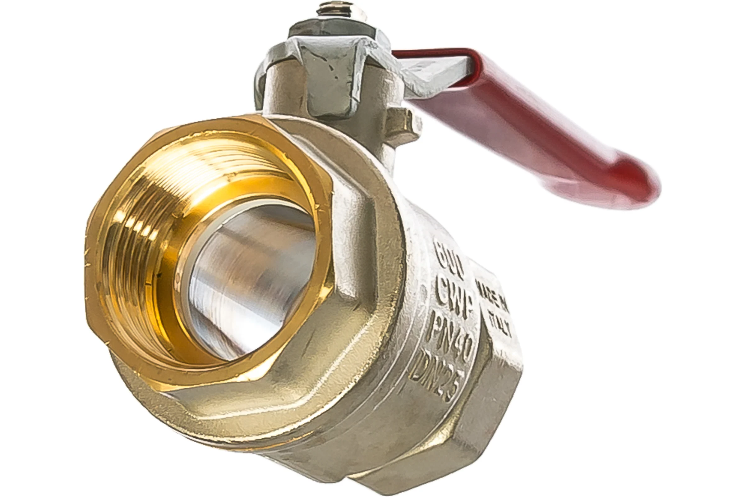 Шаровой кран RuB, 1" DN25 PN40, ВР-ВР, серия MILANO (S.90), ручка S90F00