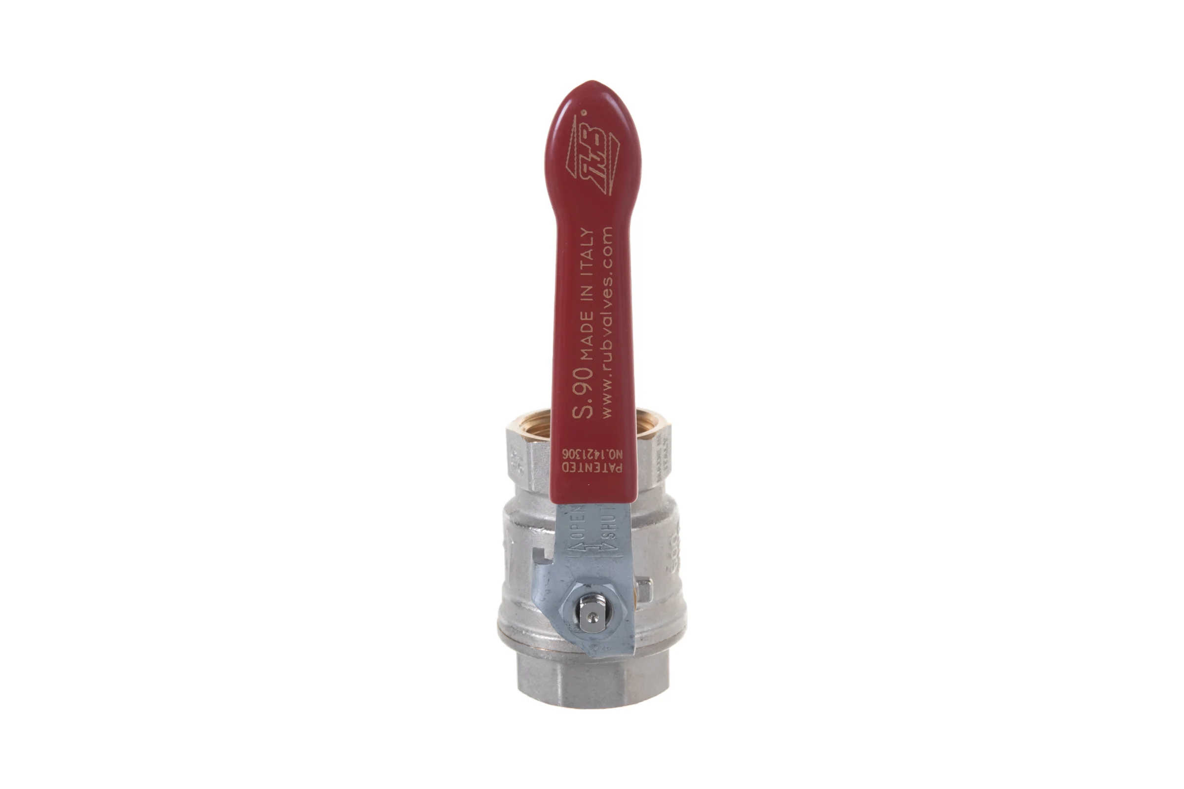 Шаровой кран RuB, 1" DN25 PN40, ВР-ВР, серия MILANO (S.90), ручка S90F00