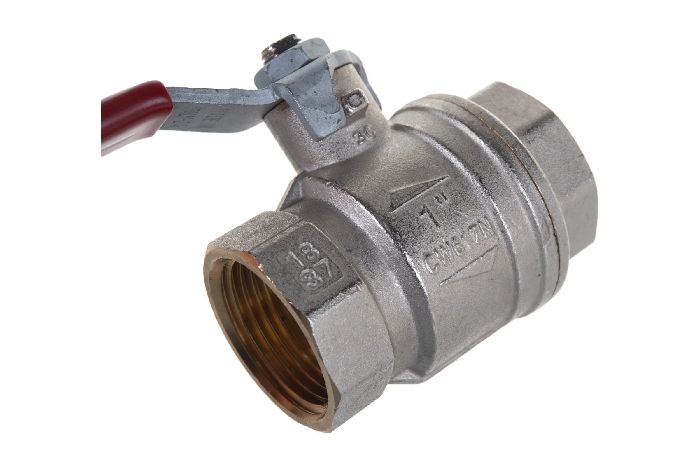 Шаровой кран RuB, 1" DN25 PN40, ВР-ВР, серия MILANO (S.90), ручка S90F00