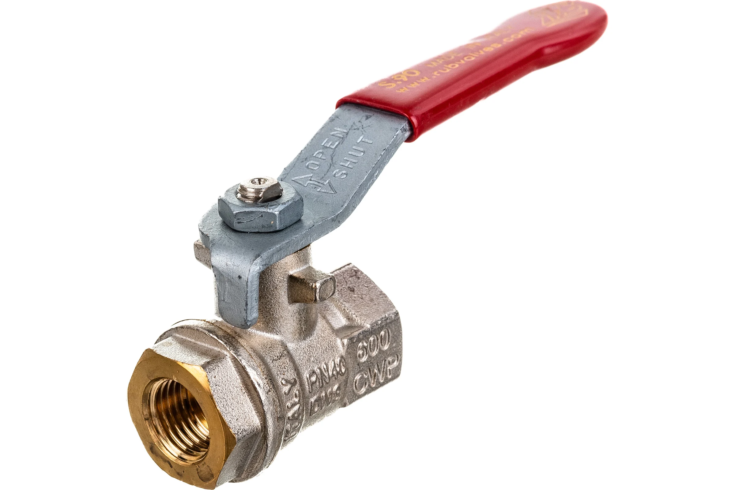 Шаровой кран RuB, 1/4" DN8 PN40, ВР-ВР, серия MILANO (S.90), ручка S90B00