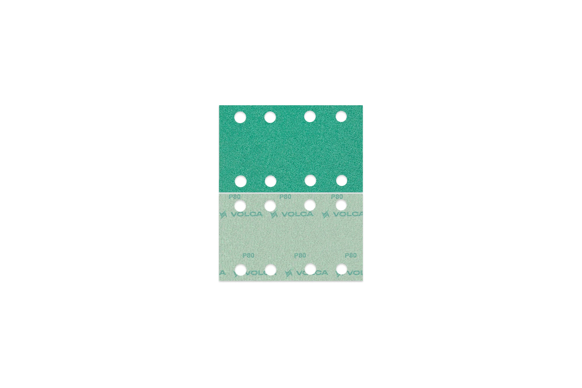 Полоса абразивная на пленочной основе Emerald 81x133 мм, 8 отв., P80., 50 шт VOLCA 52211013008