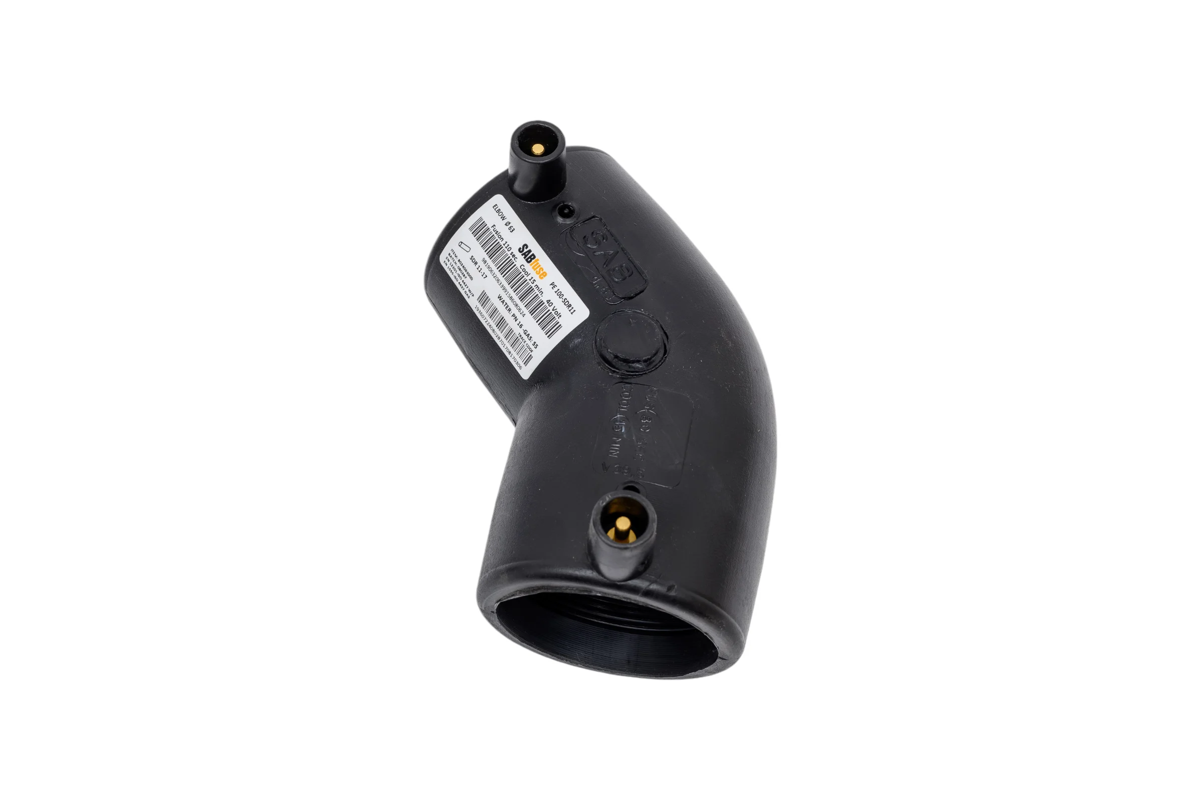 Электросварной отвод 45 SABfuse PN16 PE100 D63 8024063000