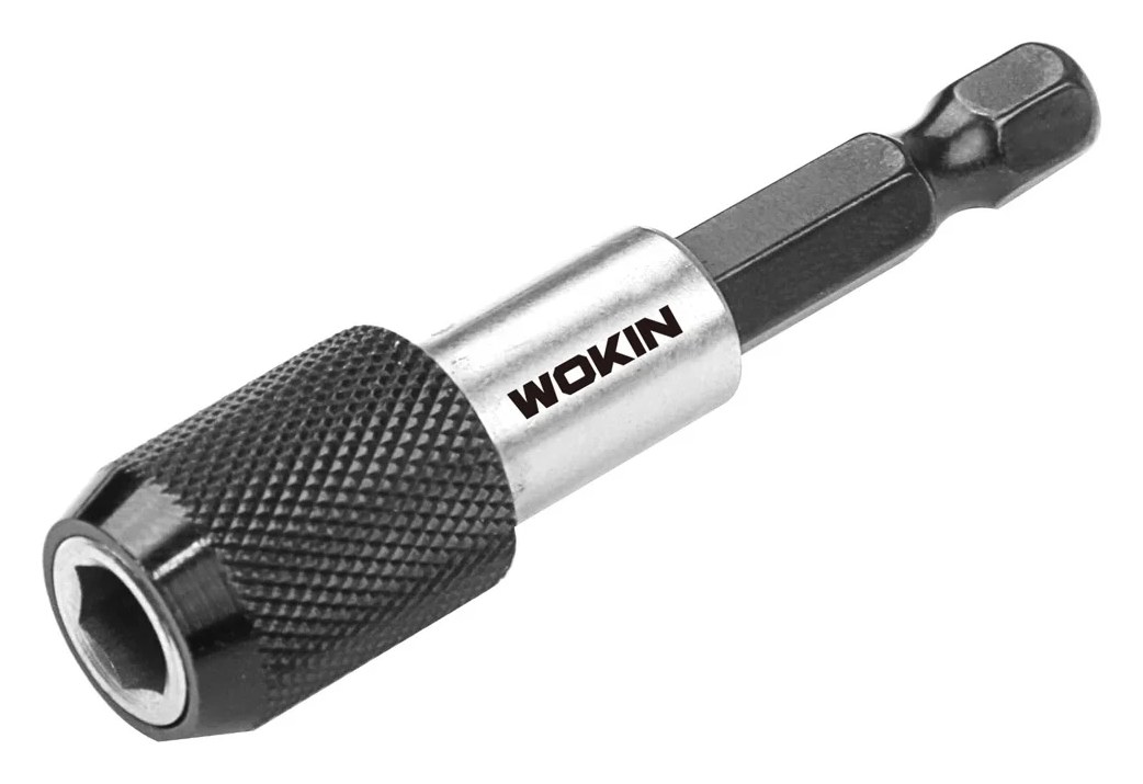 Адаптер для бит CrV, 1/4", 60 мм, с магнитом Wokin 1352730