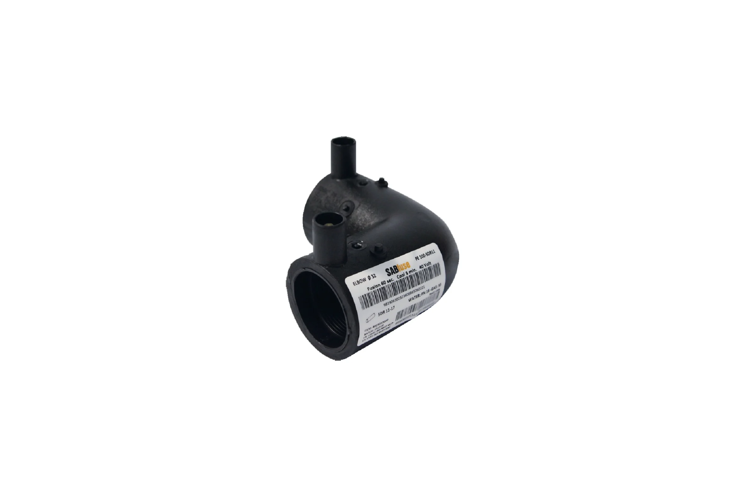 Электросварной отвод 90 SABfuse PN16 PE100 D32 8025032000