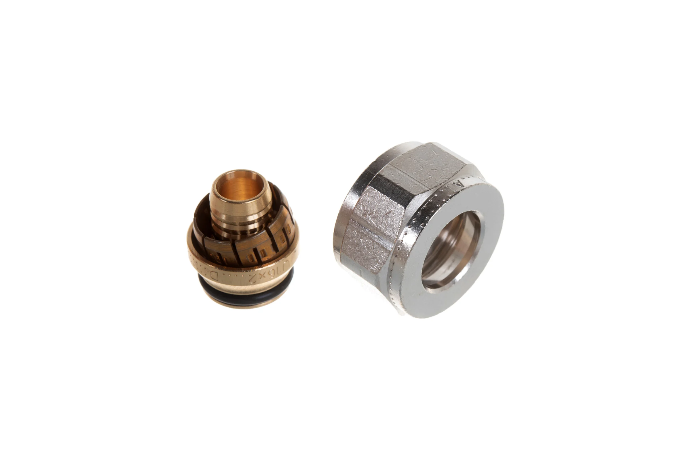 Зажимной адаптер из покрытой латуни UPONOR FLEX-X PE-X 16X1,8/2,0-3/4"ВР евроконус '10Ф UP 1057441