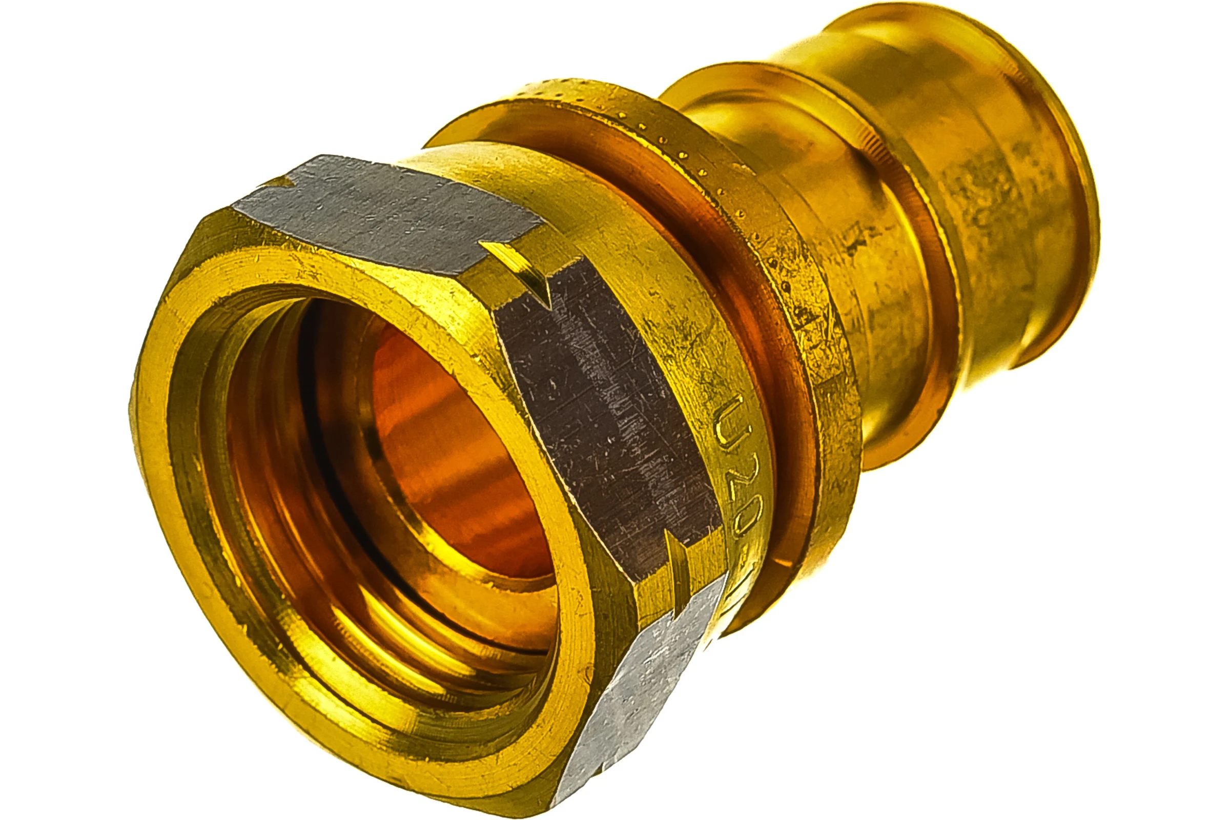 Штуцер с накидной гайкой UPONOR Q&E 20-G1/2"НГ '60Ф UP 1023015