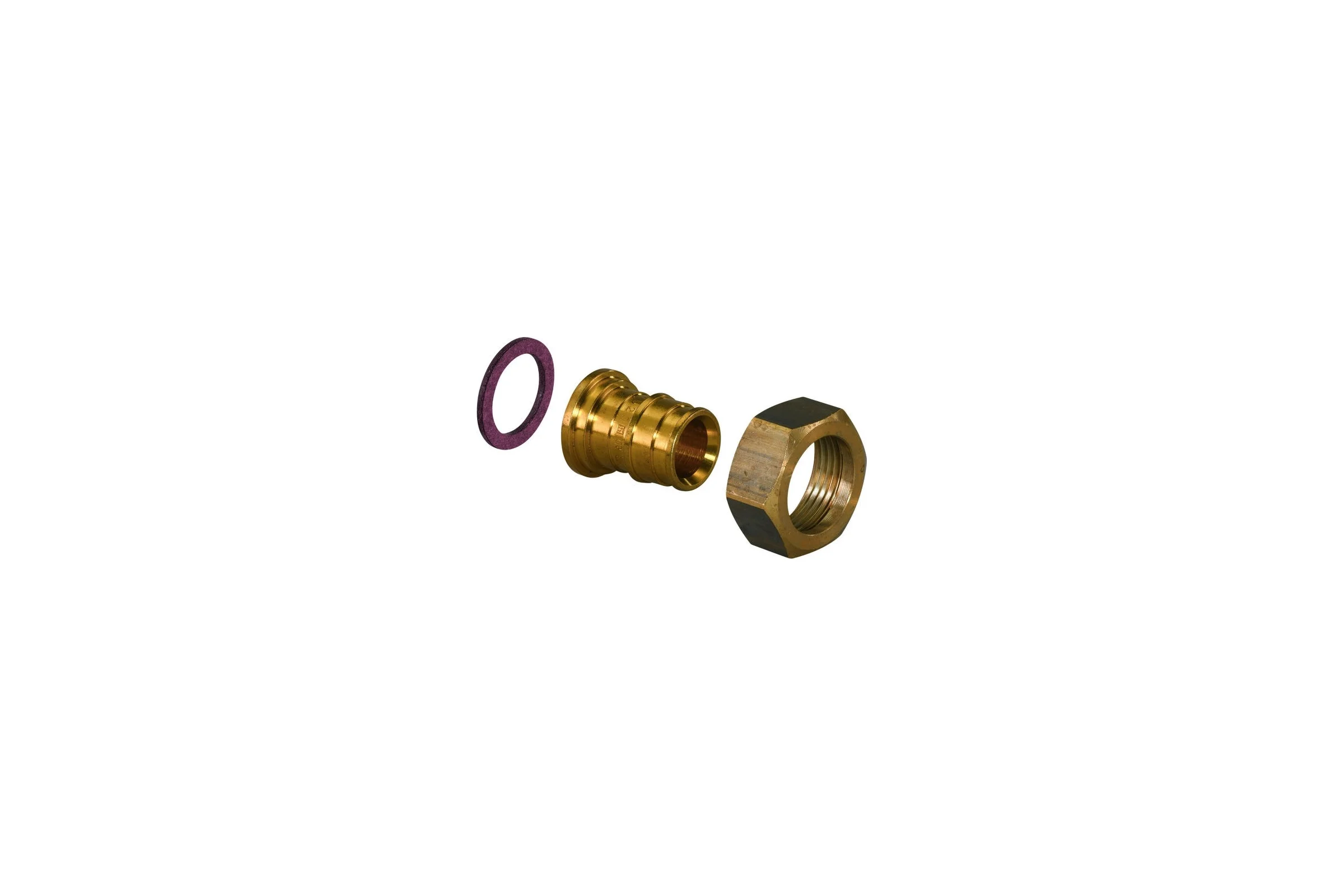 Штуцер с накидной гайкой UPONOR Q&E 25-G3/4"НГ '45И UP 1023017