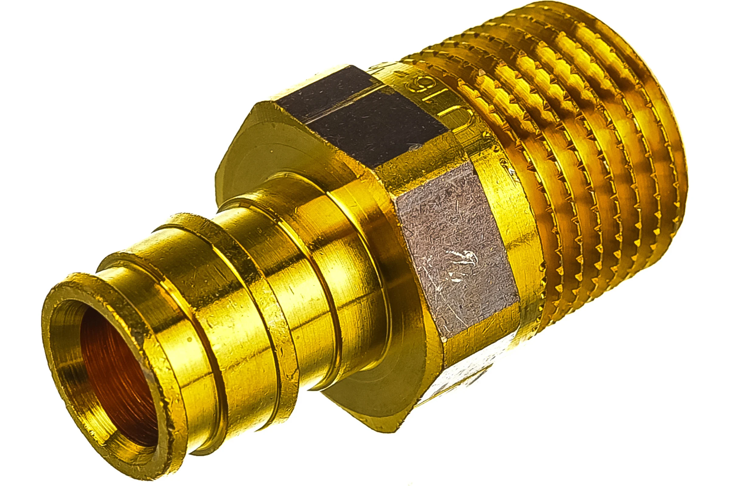 Штуцер с наружной резьбой UPONOR Q&E 16-R1/2"НР '100Ф UP 1023003