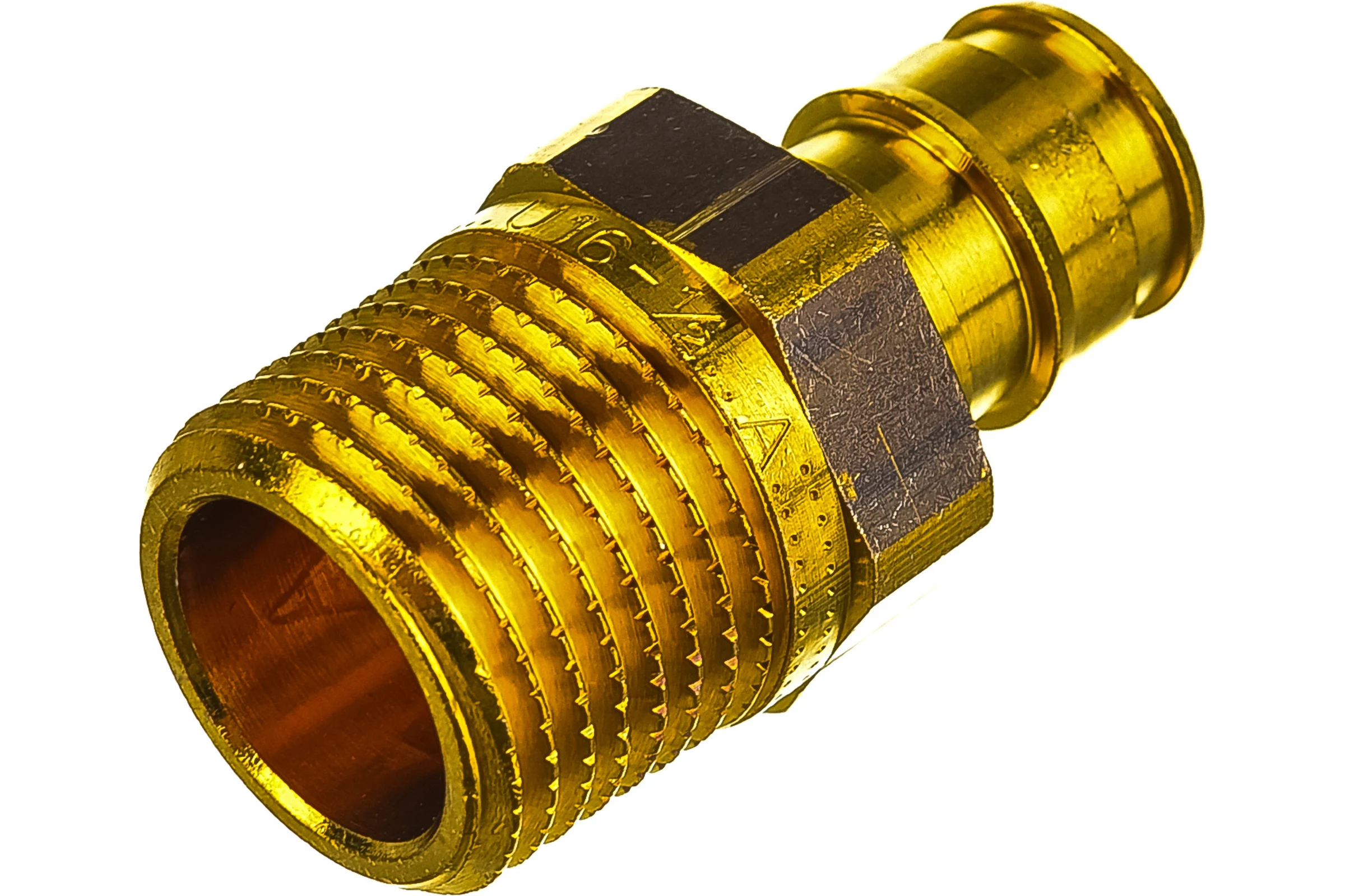Штуцер с наружной резьбой UPONOR Q&E 16-R1/2"НР '100Ф UP 1023003