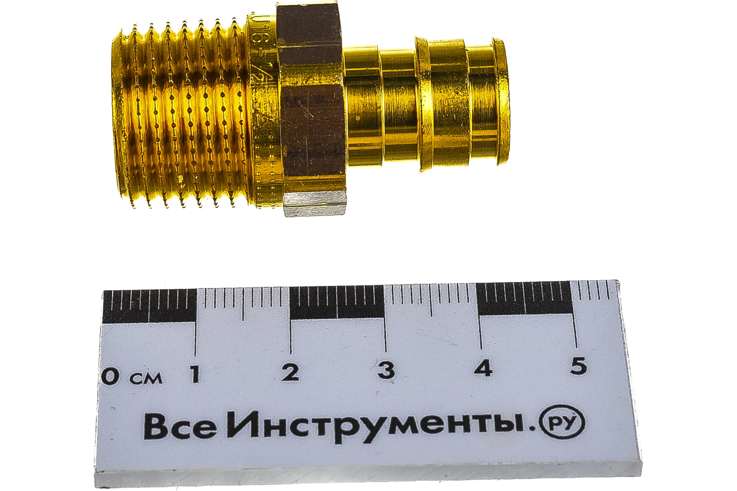 Штуцер с наружной резьбой UPONOR Q&E 16-R1/2"НР '100Ф UP 1023003
