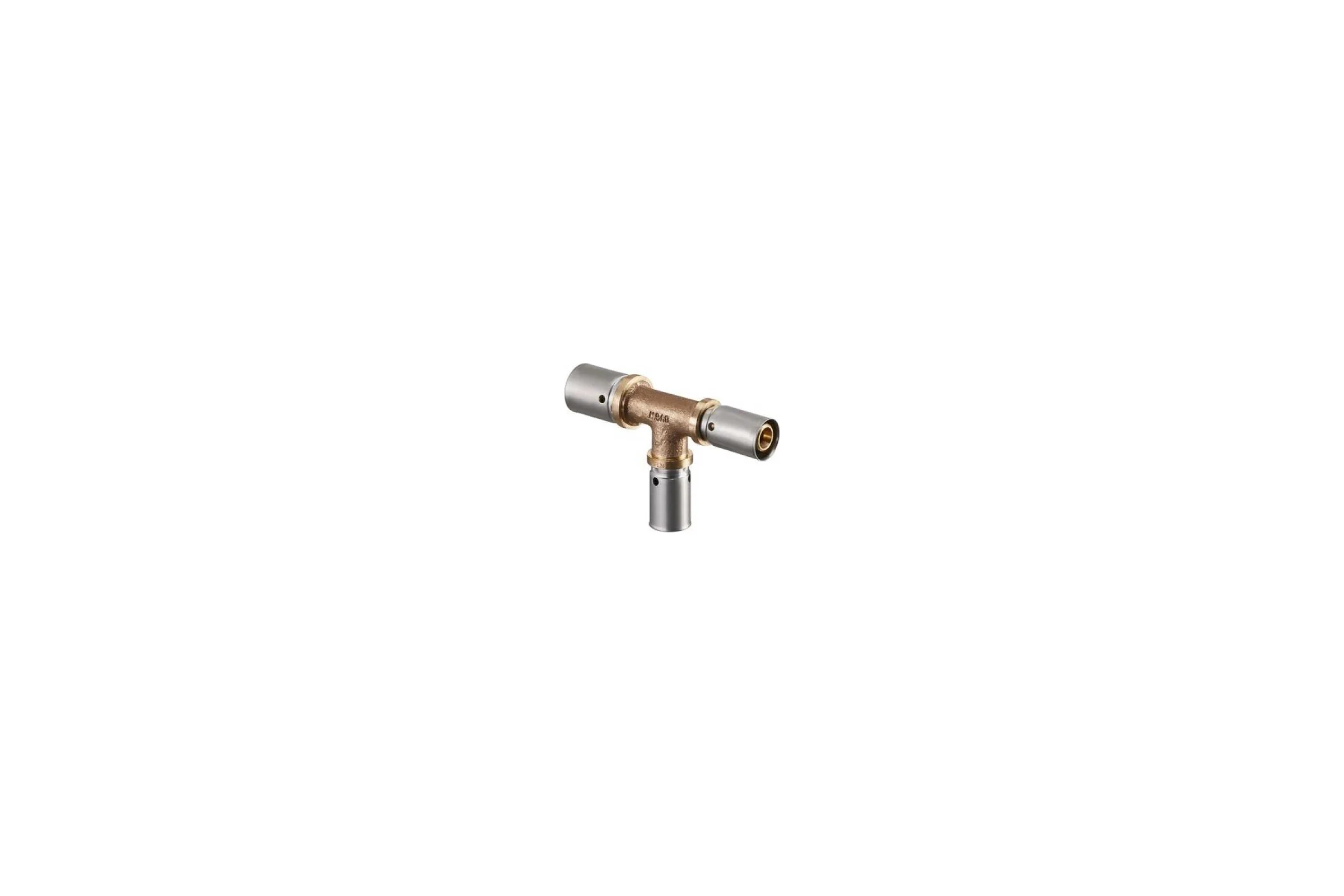 Прессовый тройник Oventrop 32, 20, 26, бронза RX 1513361