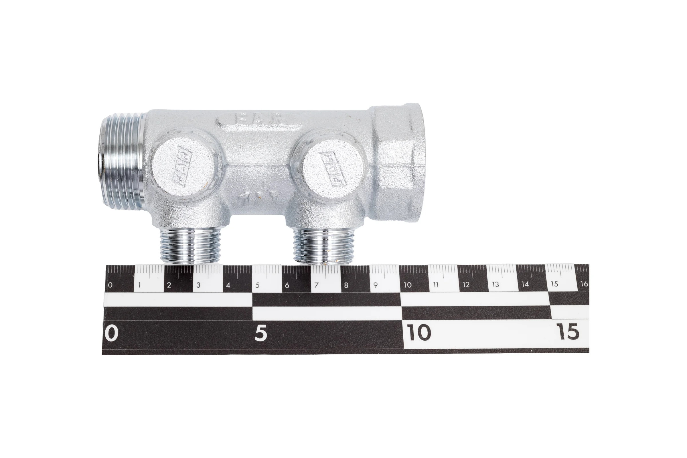 Запорный коллектор с 2 отводами FAR 1" 1/2" НР FK 3860 112