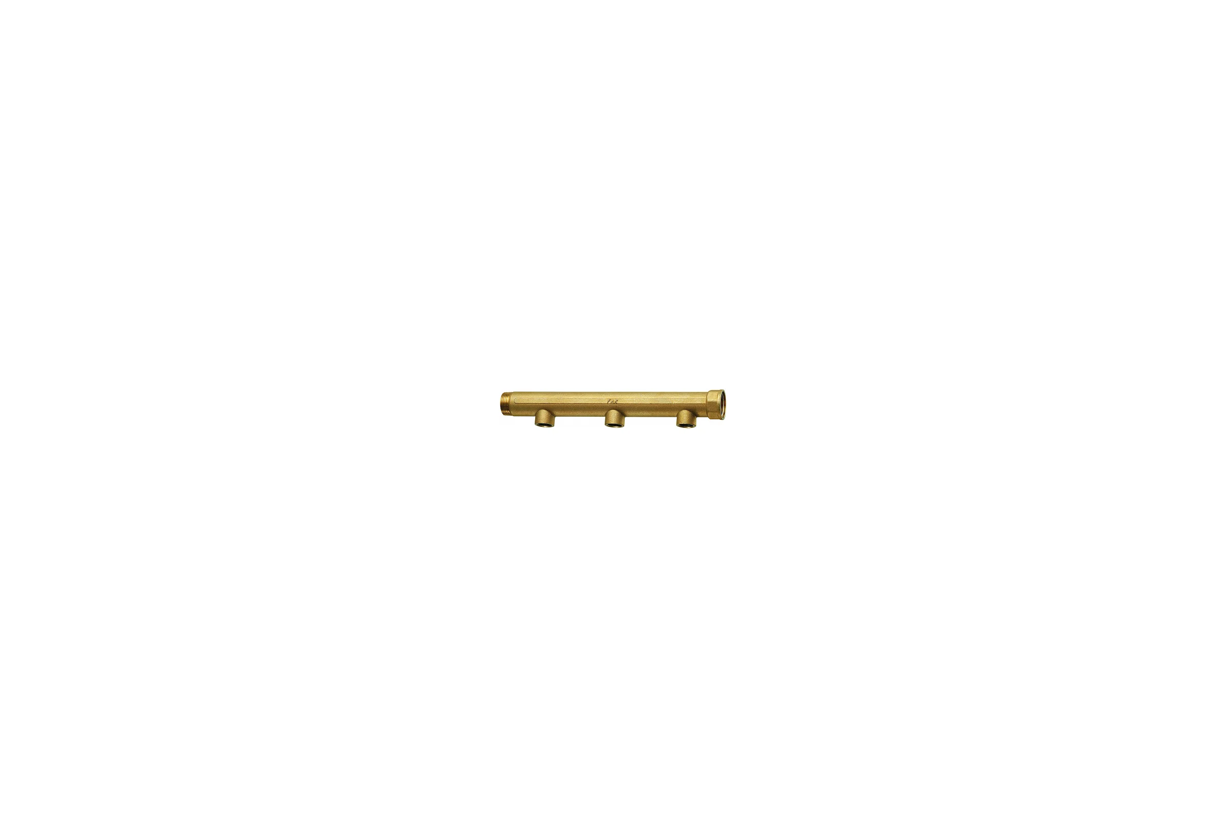 Коллектор с 3 отводами FAR 1 1/4" 1/2" ВР FK 3612 11412