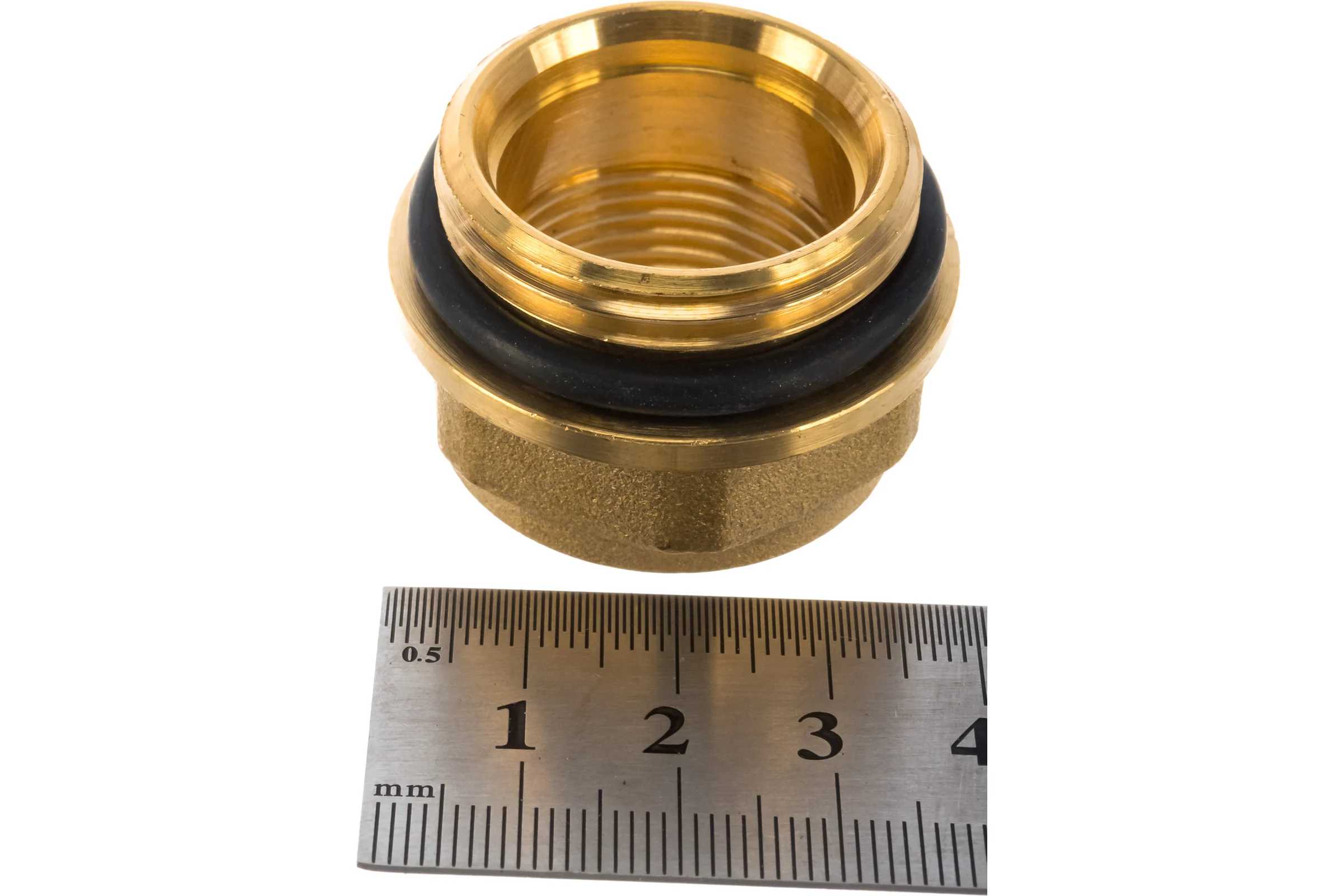 Латунный переходник с уплотнением FAR 1" x 3/4" FK 4199 134