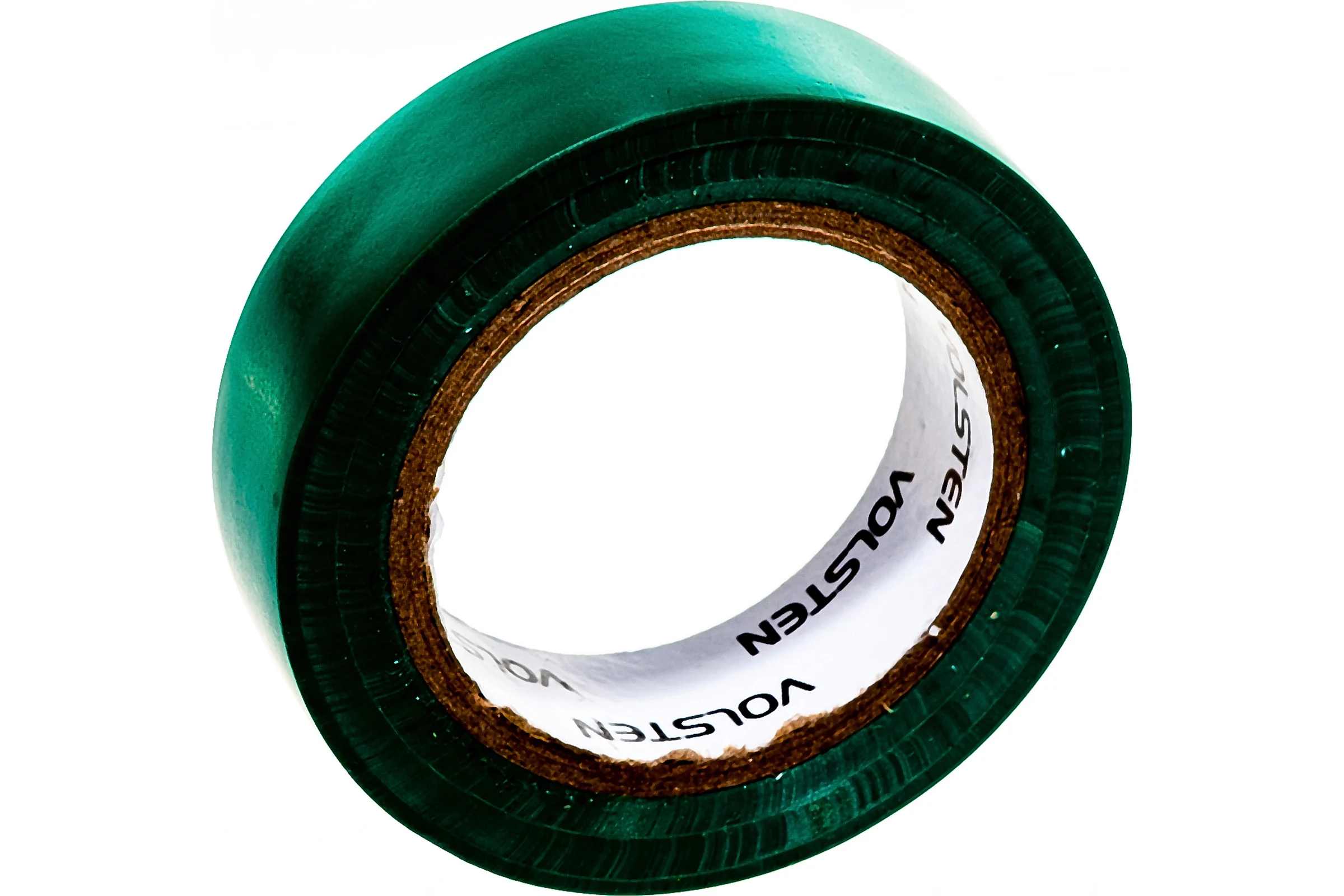 Изолента Volsten V02-7G-13х15-10 0,13х15 мм, зеленая, 10 метров 10286