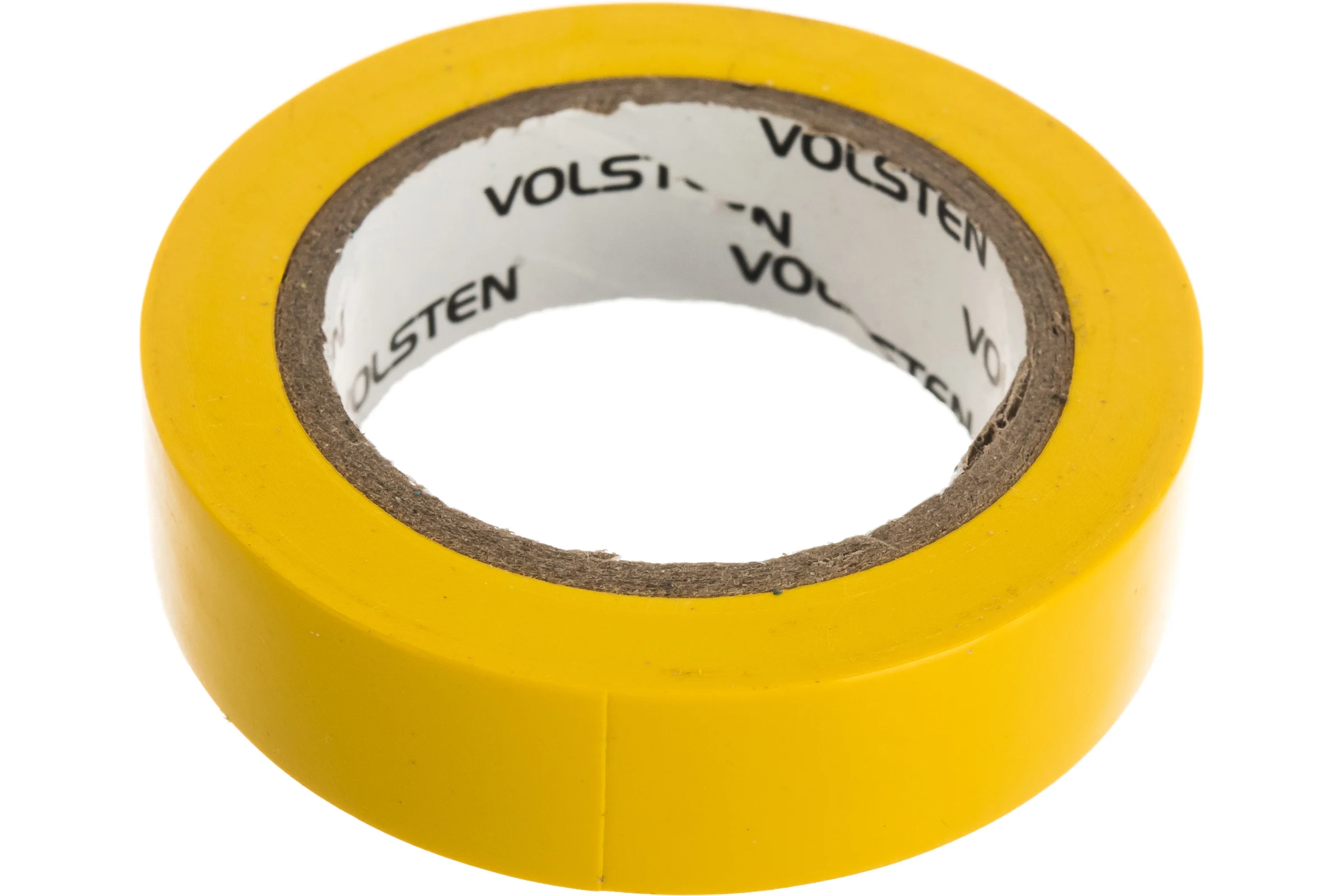 Изолента Volsten V02-7Y-13х15-10 0,13х15 мм, желтая, 10 метров 10290