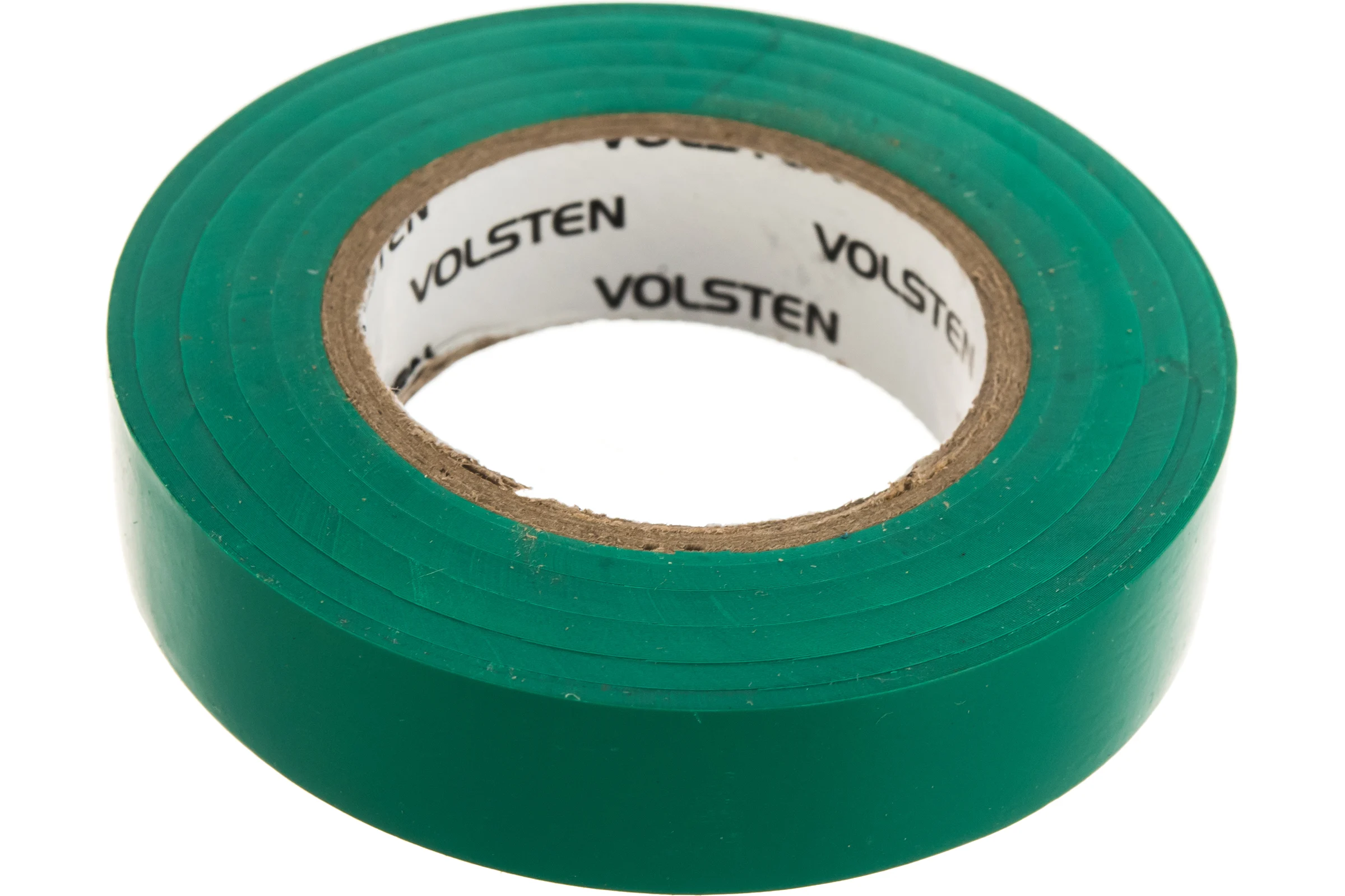 Изолента Volsten V02-7G-13х15-20 0,13х15 мм, зеленая, 20 метров 9793