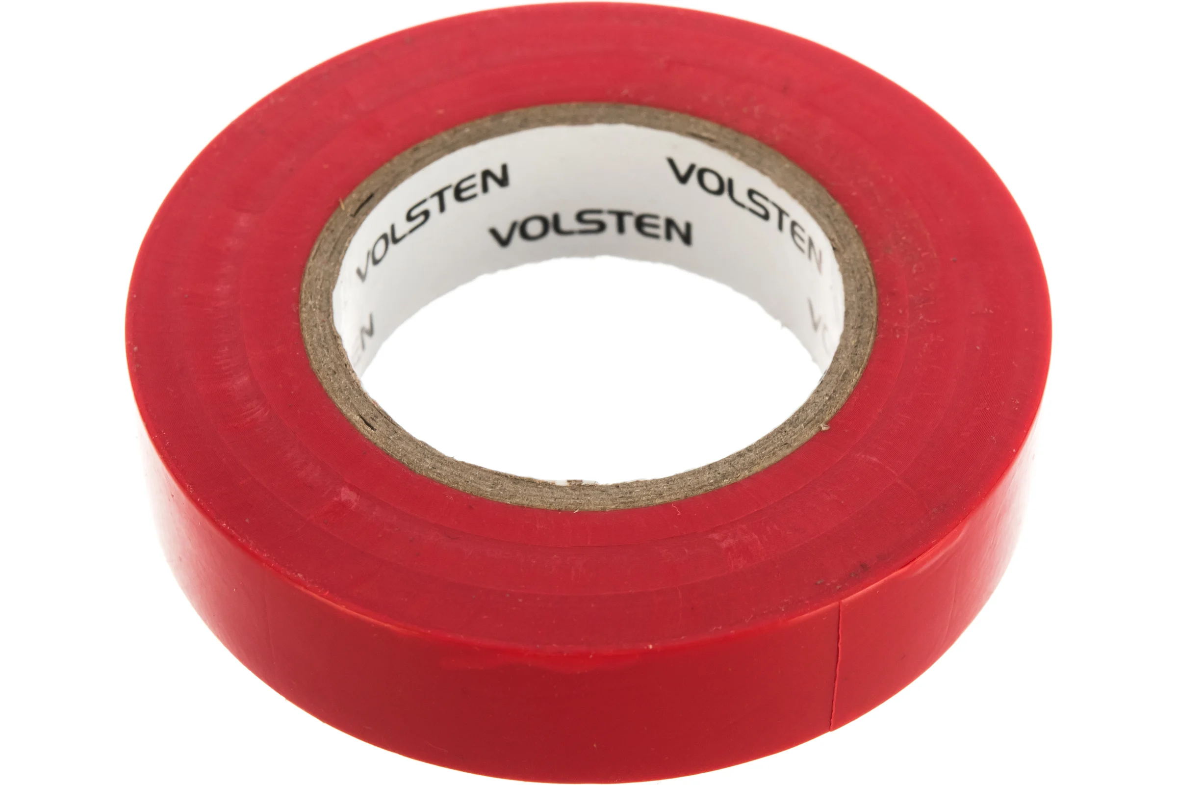 Изолента Volsten V02-7R-13х15-20 0,13х15 мм, красная, 20 метров 9794