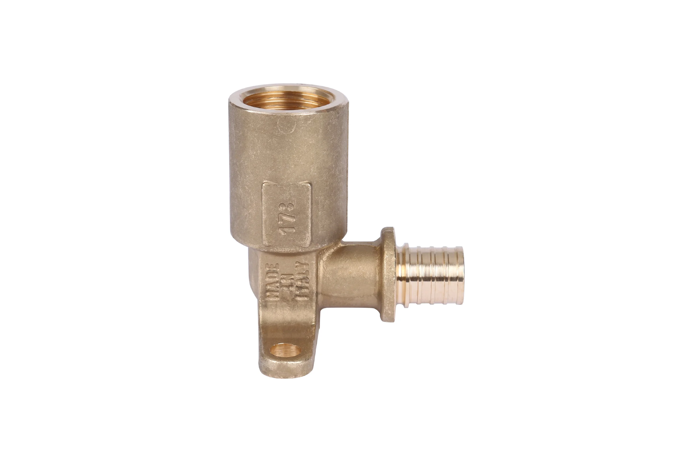 Настенный угольник с длинным нарезным патрубком STOUT 16-Rp 1/2" SFA-0032-001612