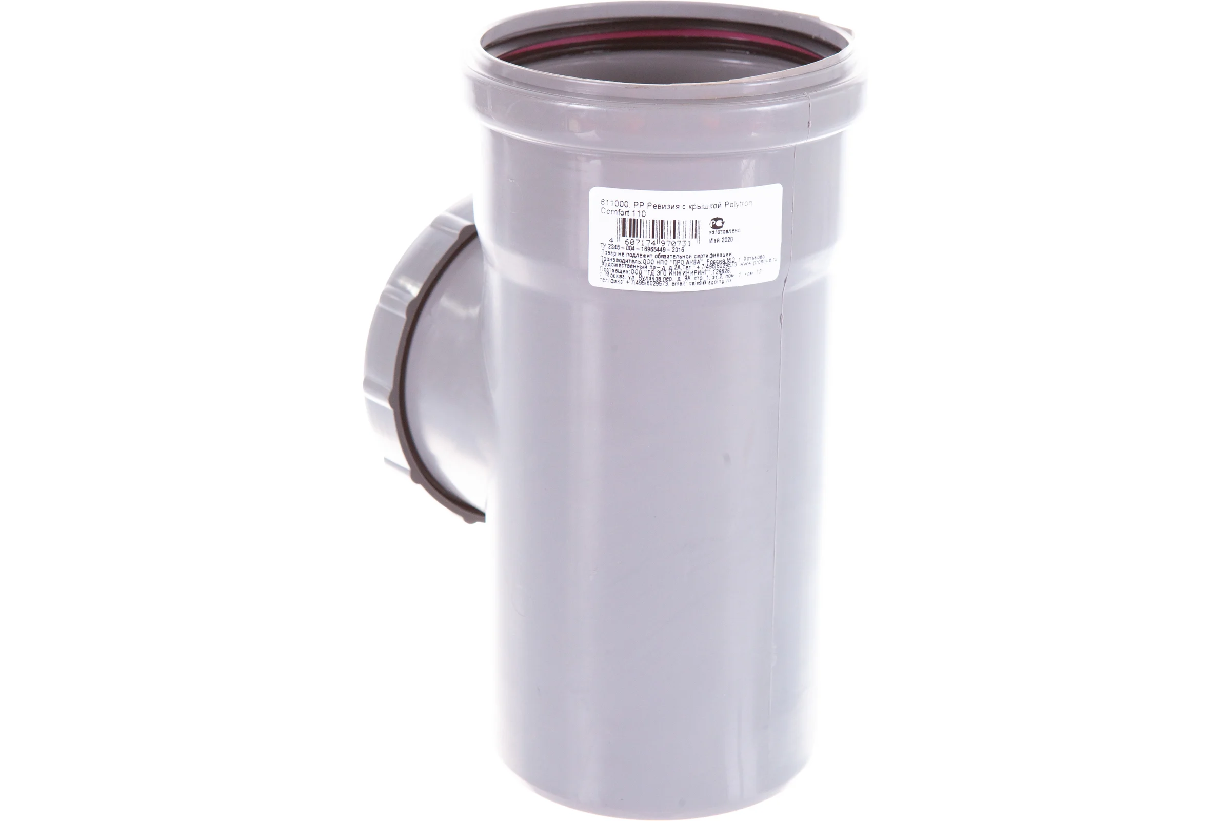 Ревизия с крышкой PRO AQUA COMFORT PP 110 611000b