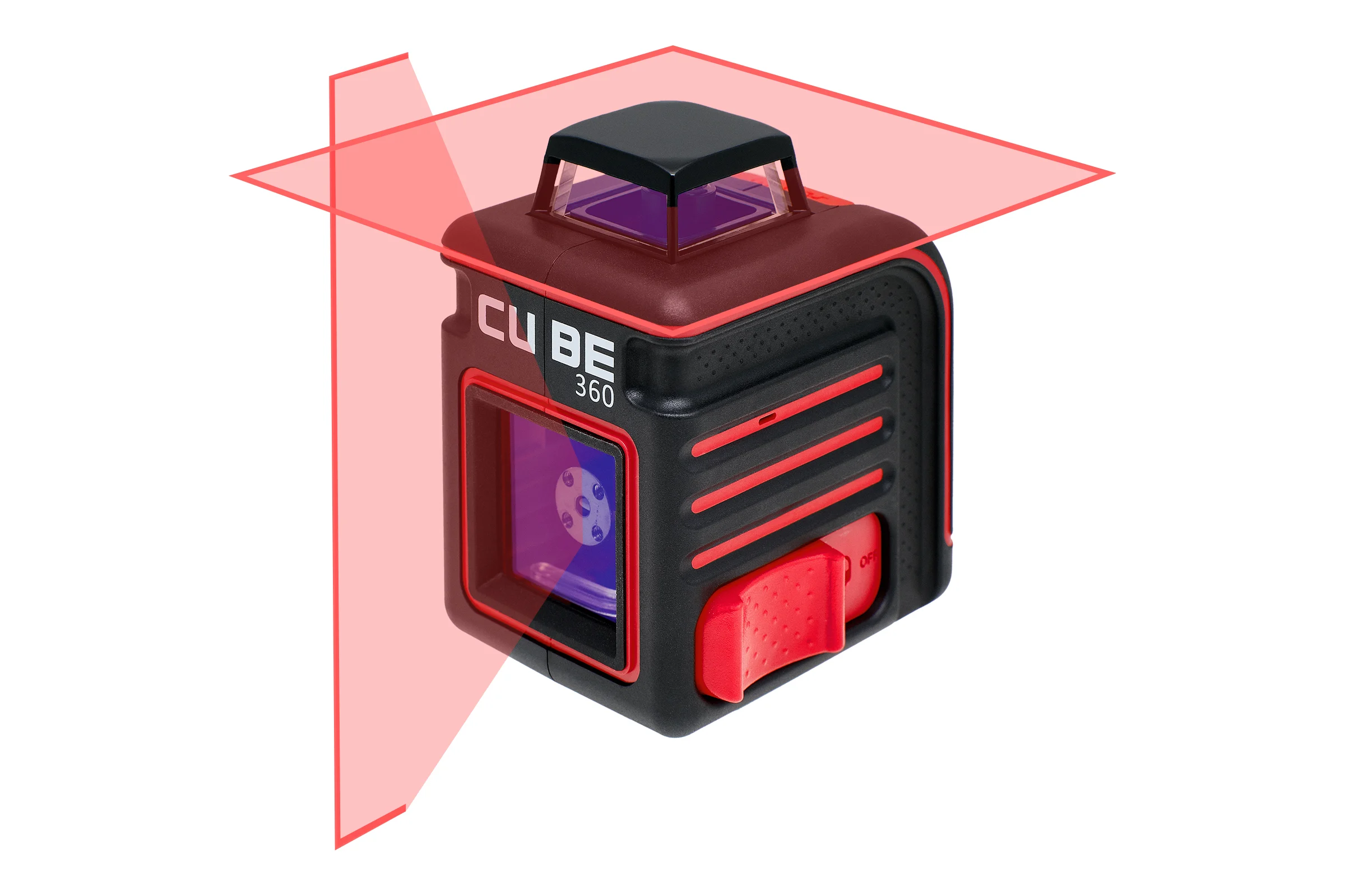 Лазерный уровень ADA Cube 360 + штатив 130 см + настенное магнитное крепление + лазерные очки + кейс А00543_К