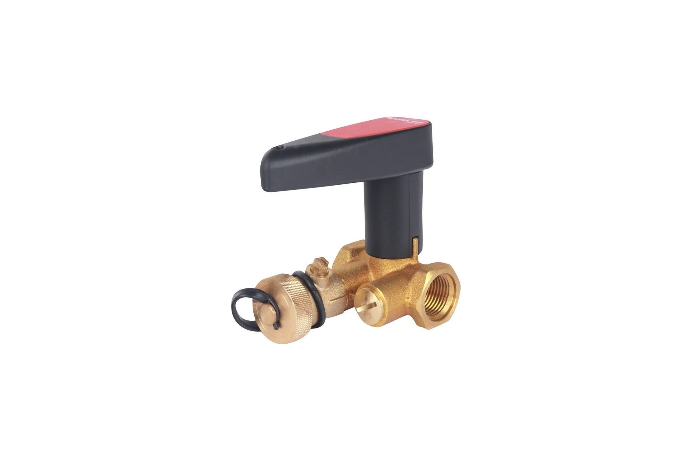 Запорный ручной клапан БРОЕН basic с дренажем резьбовой dn 15 pn 25 kvs=1,8 м3/ч RG008P28QTTKHT
