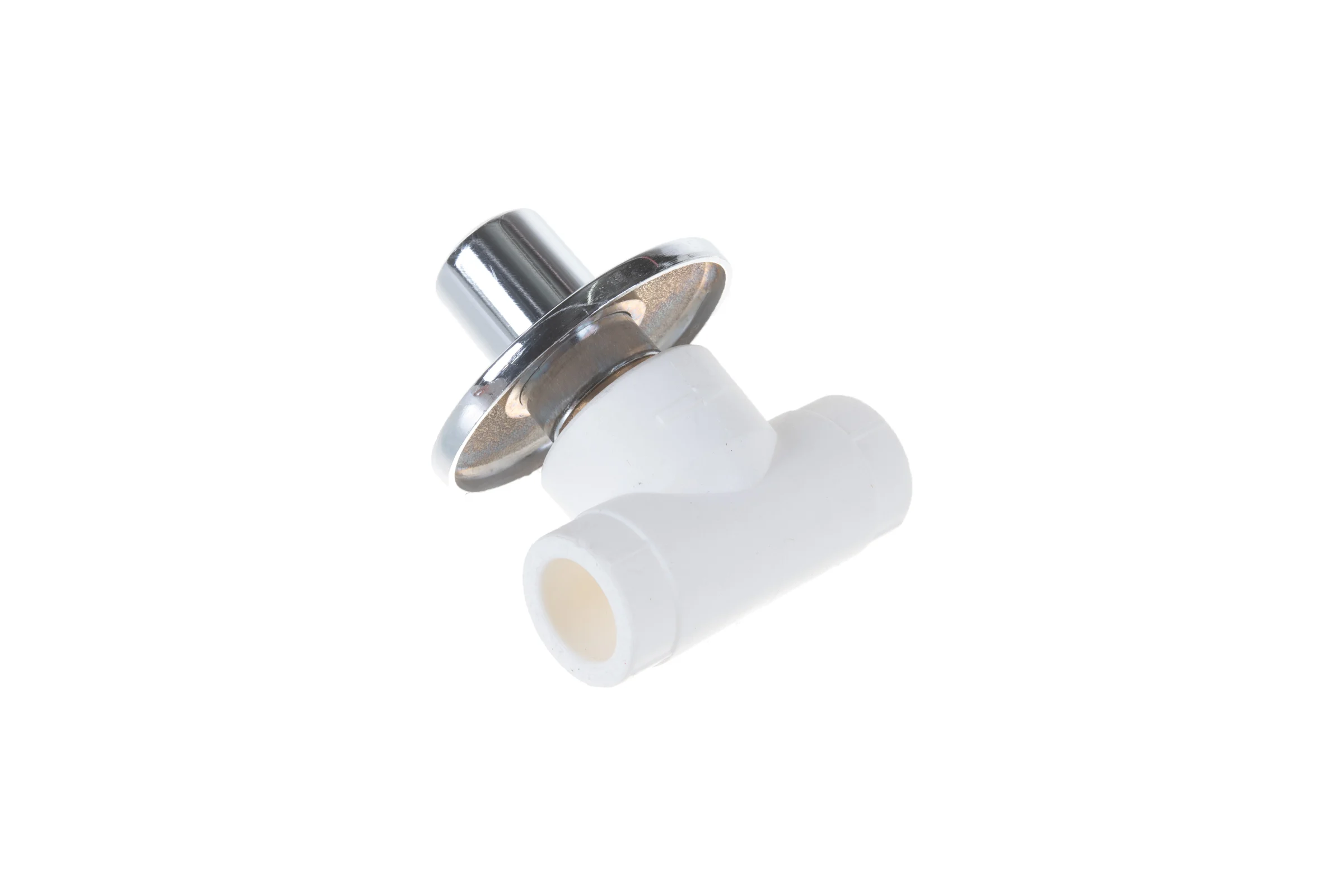 Вентиль с хромированной рукояткой PRO AQUA PP-R d-20 мм PA43008b