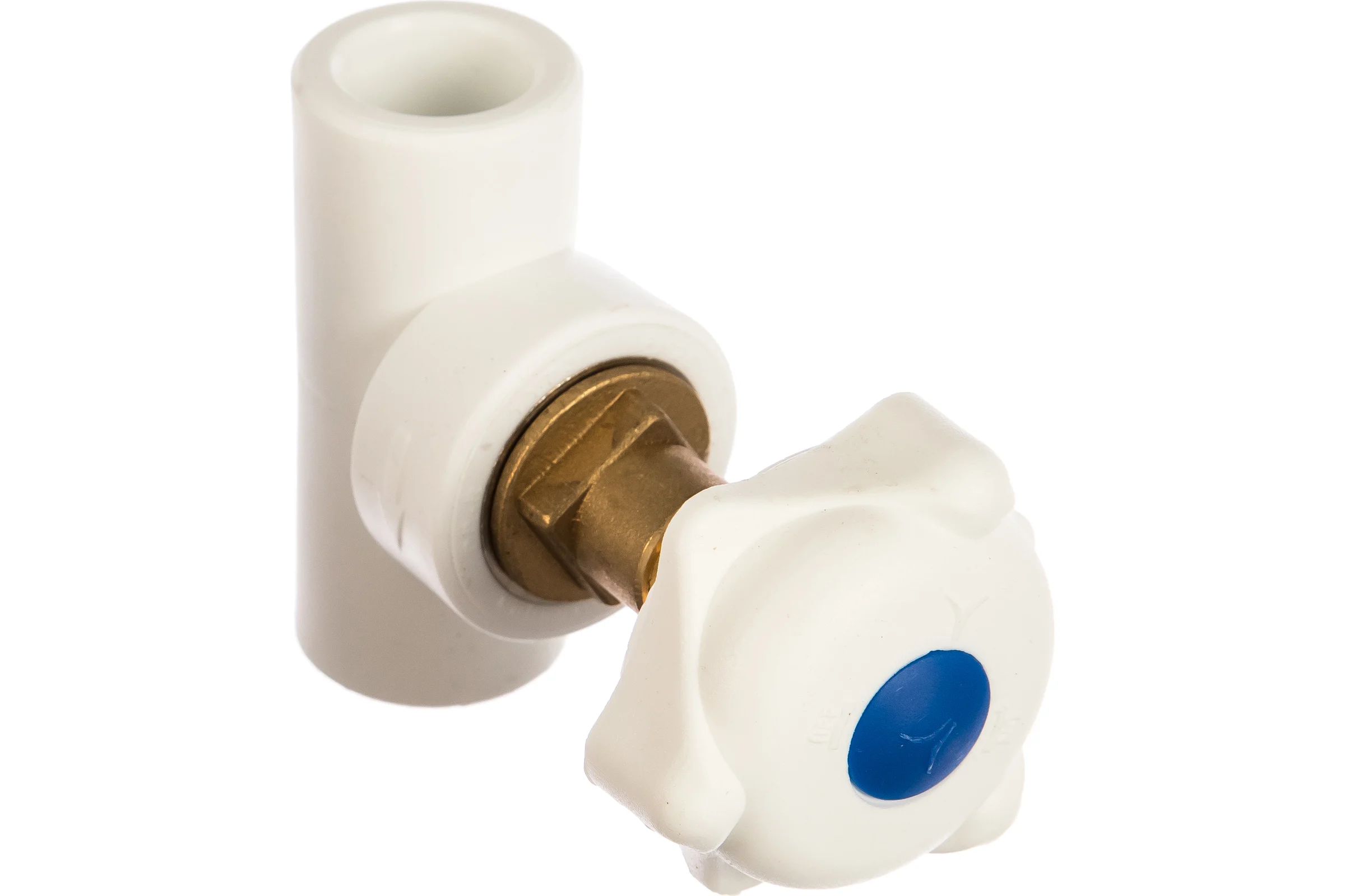 Вентиль PRO AQUA PP-R Белый d-20 мм PA42009b