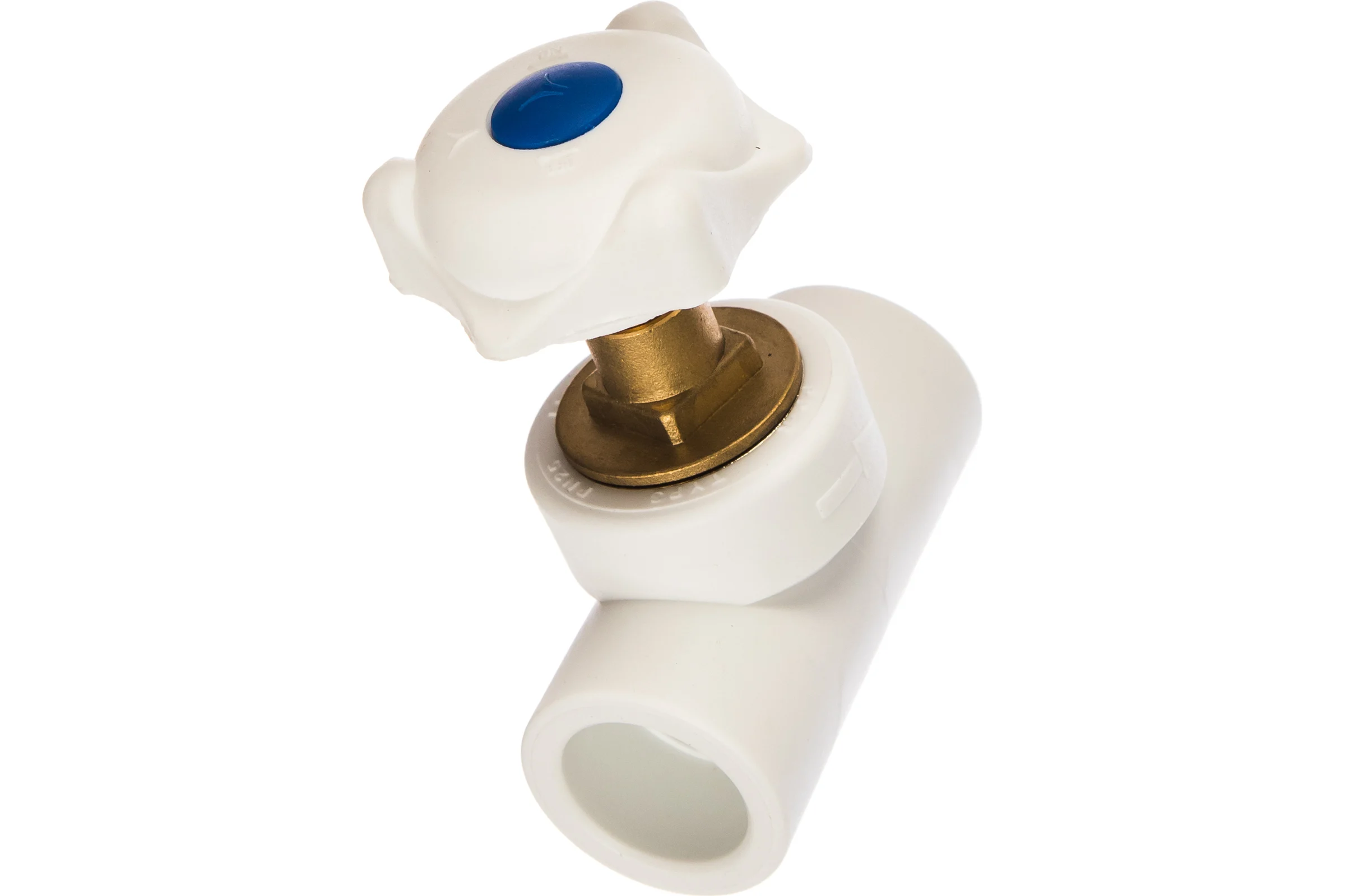 Вентиль PRO AQUA PP-R Белый d-25 мм PA42011b
