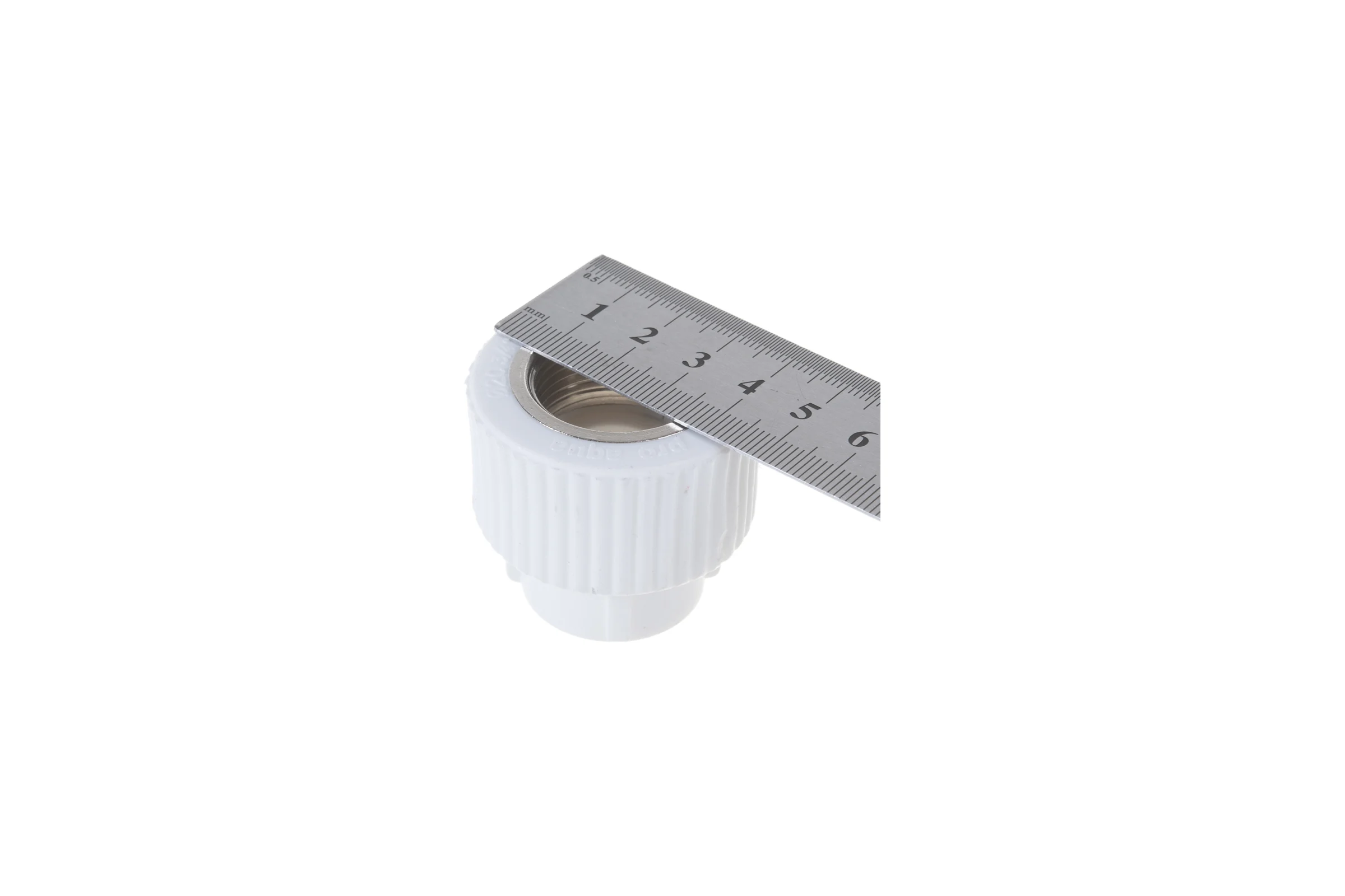 Комбинированная муфта PRO AQUA PP-R ВР белая d-20 мм 3/4" PA22010Pb