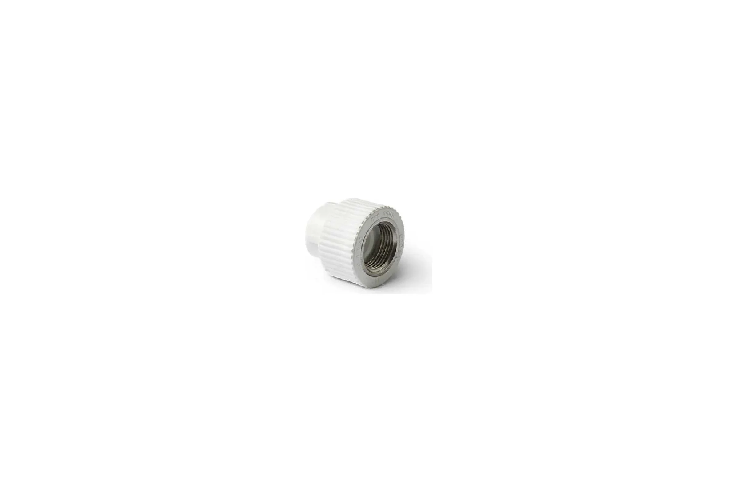 Комбинированная муфта PRO AQUA PP-R ВР Белая 20-1/2 PA22008Pb