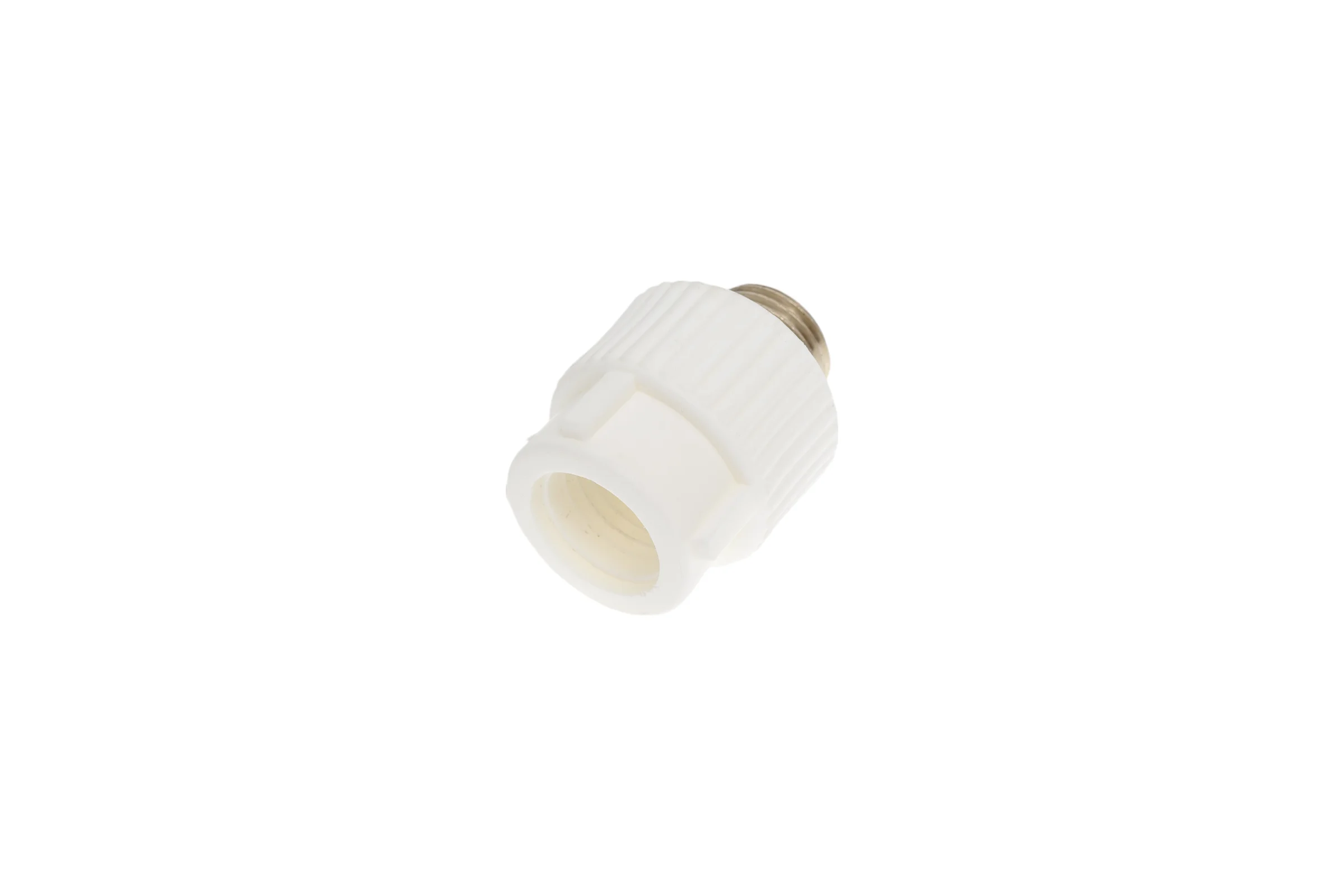Комбинированная муфта PRO AQUA PP-R НР белая d-20 мм 1/2" PA23008Pb