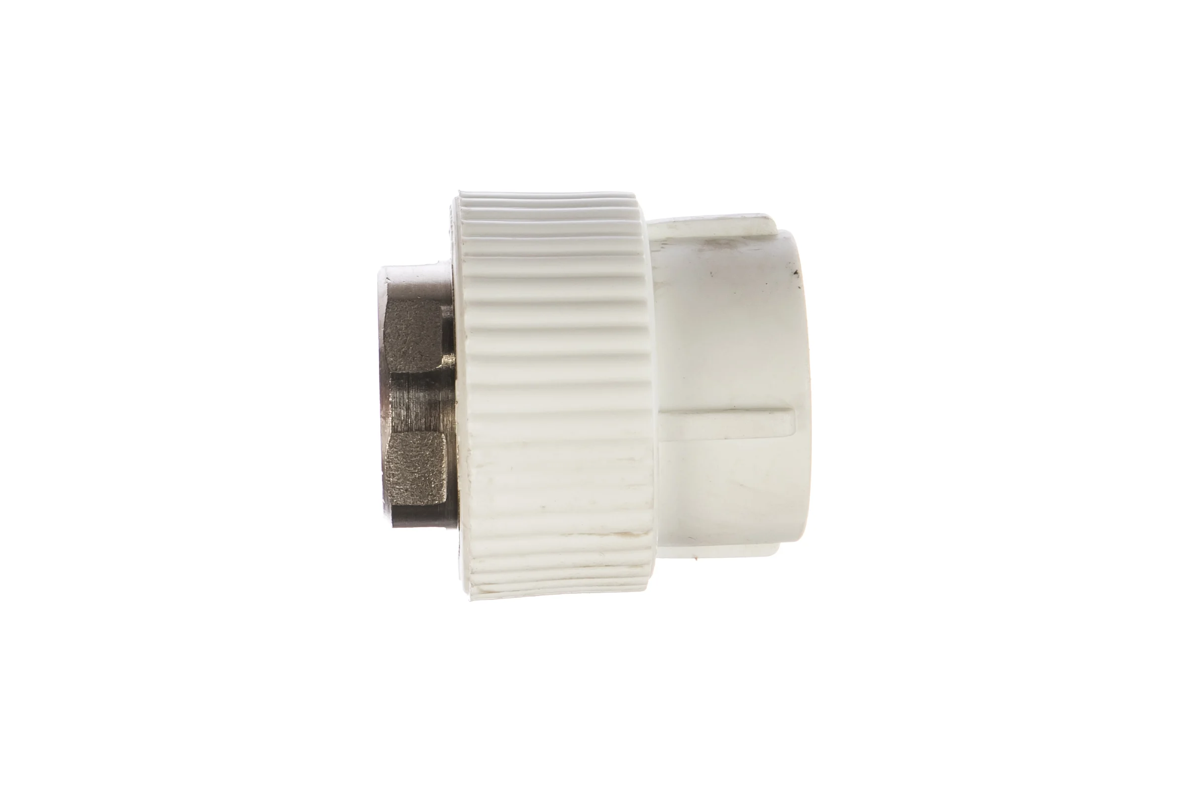 Комбинированная муфта под ключ PRO AQUA PP-R ВР белая d-32 мм 1" PA22518Pb