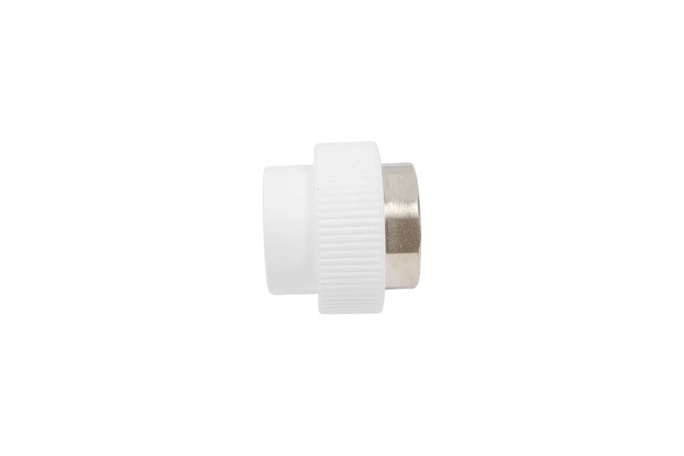 Комбинированная муфта под ключ PRO AQUA PP-R ВР белая d-40 мм 1 1/2" PA22521Pb