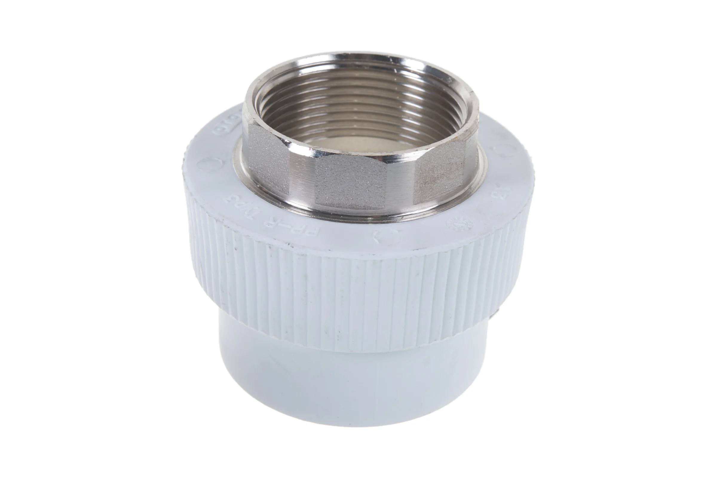 Комбинированная муфта под ключ PRO AQUA PP-R ВР белая d-50 мм 1 1/2" PA22522Pb
