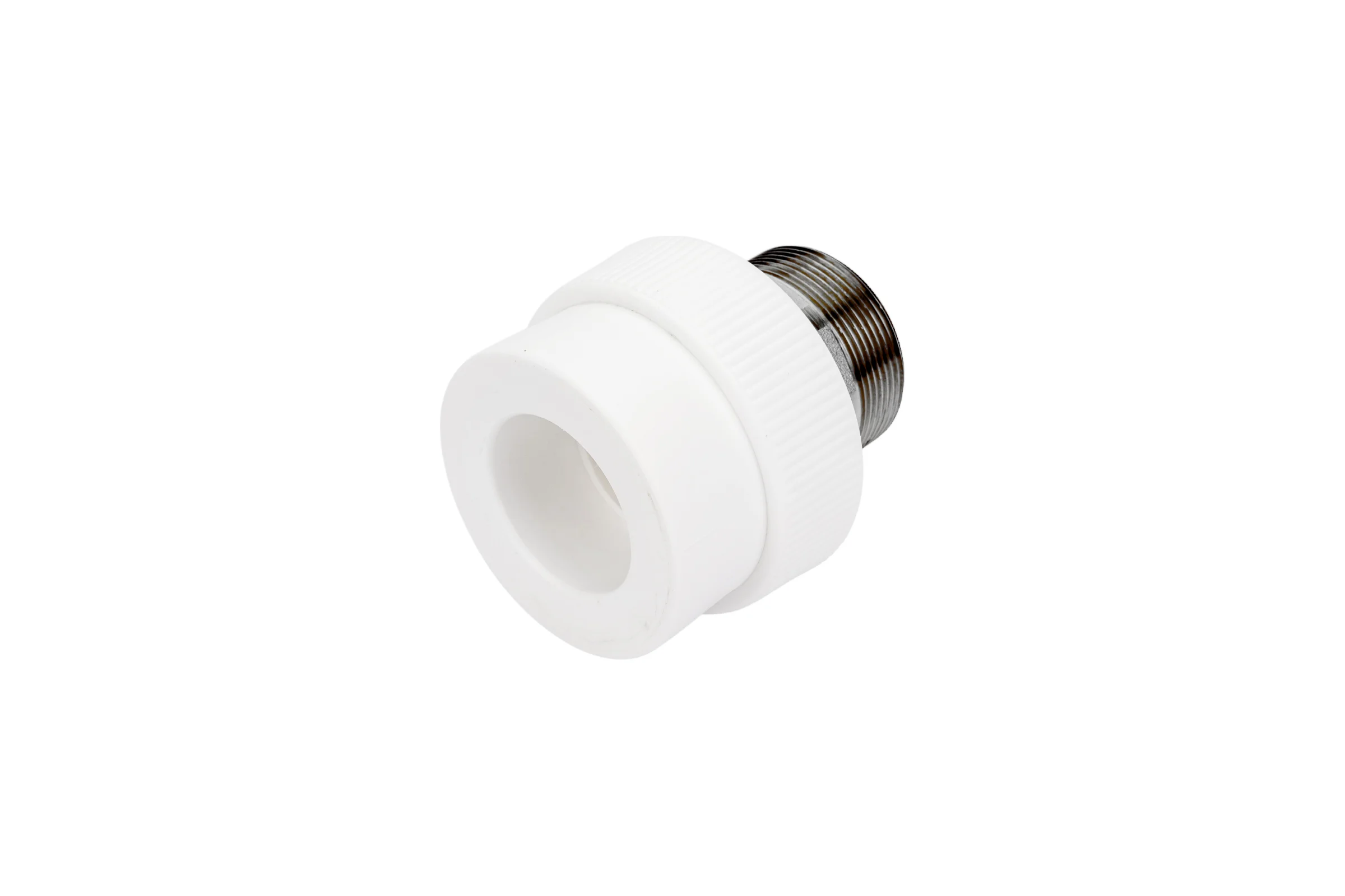 Комбинированная муфта под ключ PRO AQUA PP-R НР белая d-50 мм 2" PA23523Pb