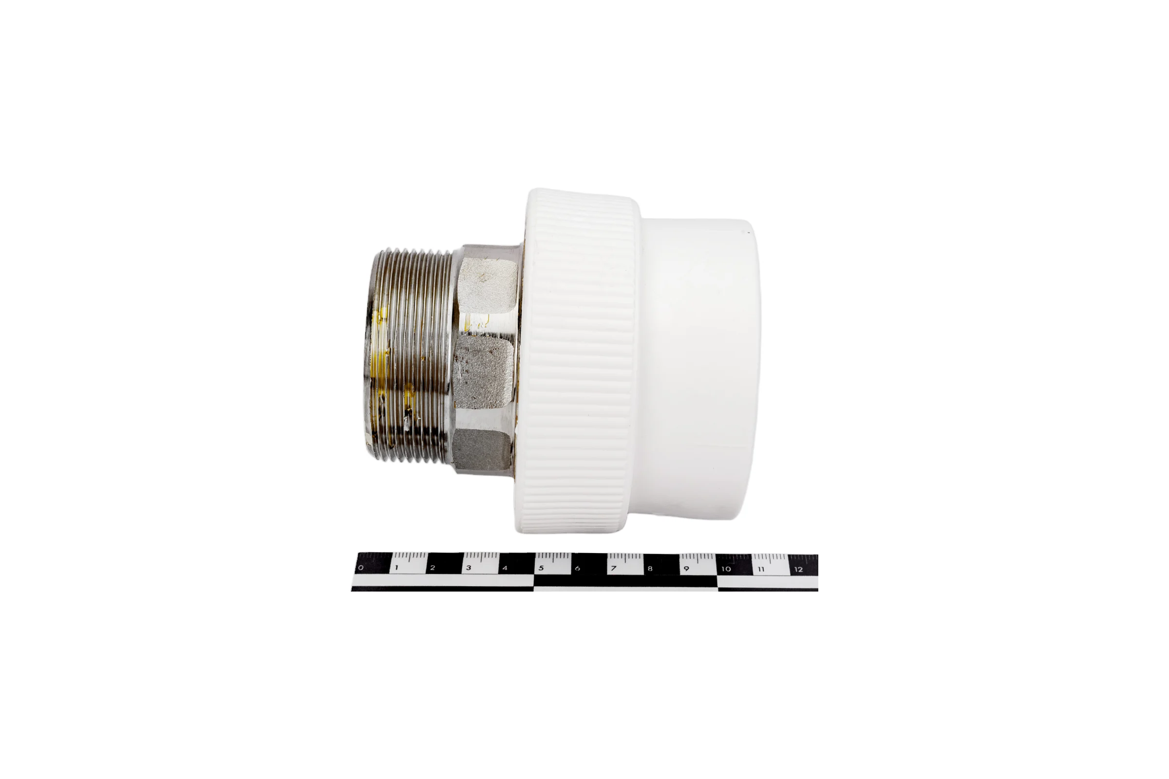 Комбинированная муфта под ключ PRO AQUA PP-R НР белая d-50 мм 2" PA23523Pb