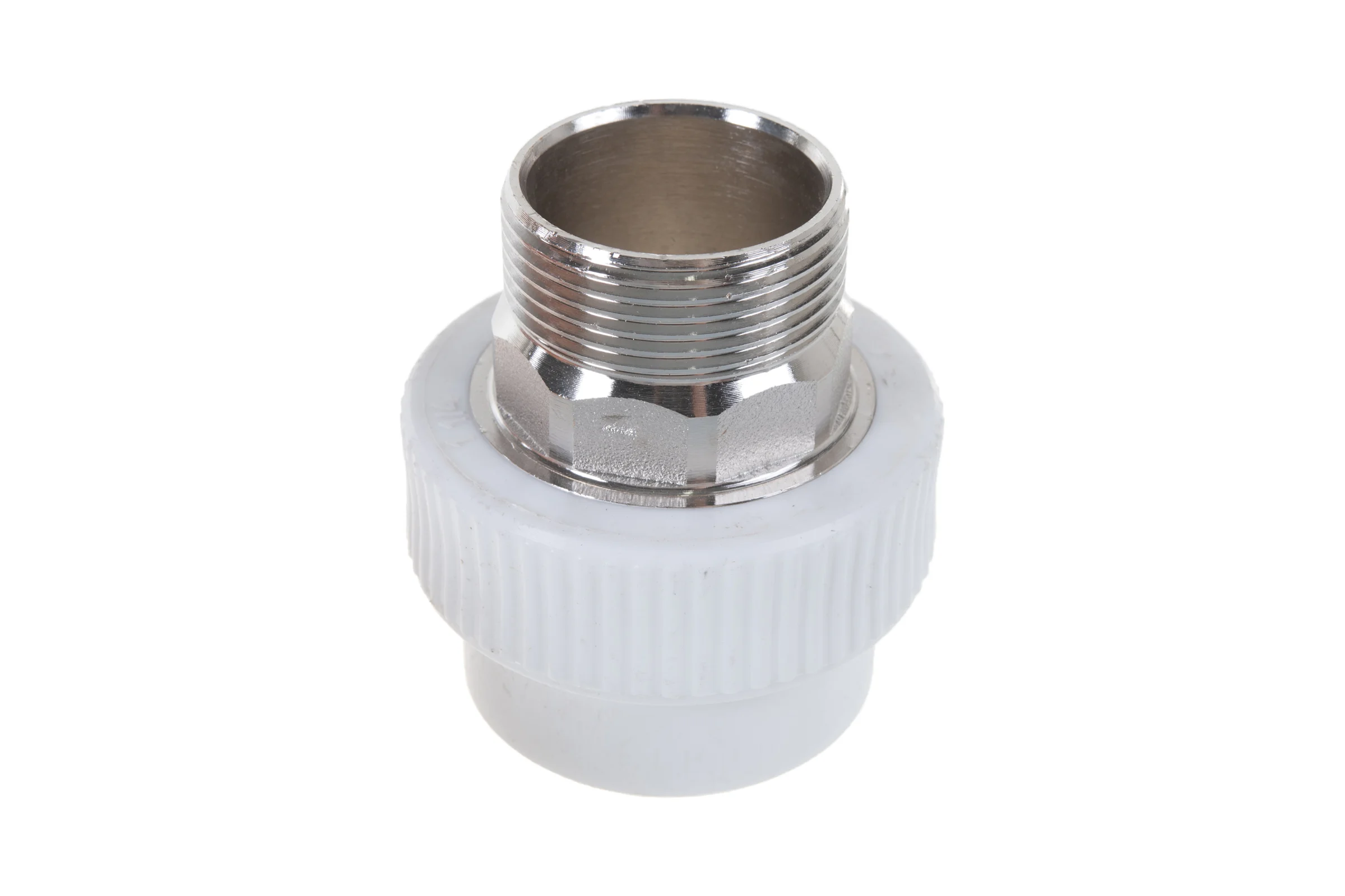 Комбинированная муфта под ключ PRO AQUA PP-R НР белая d-40 мм 1 1/4" PA23520Pb